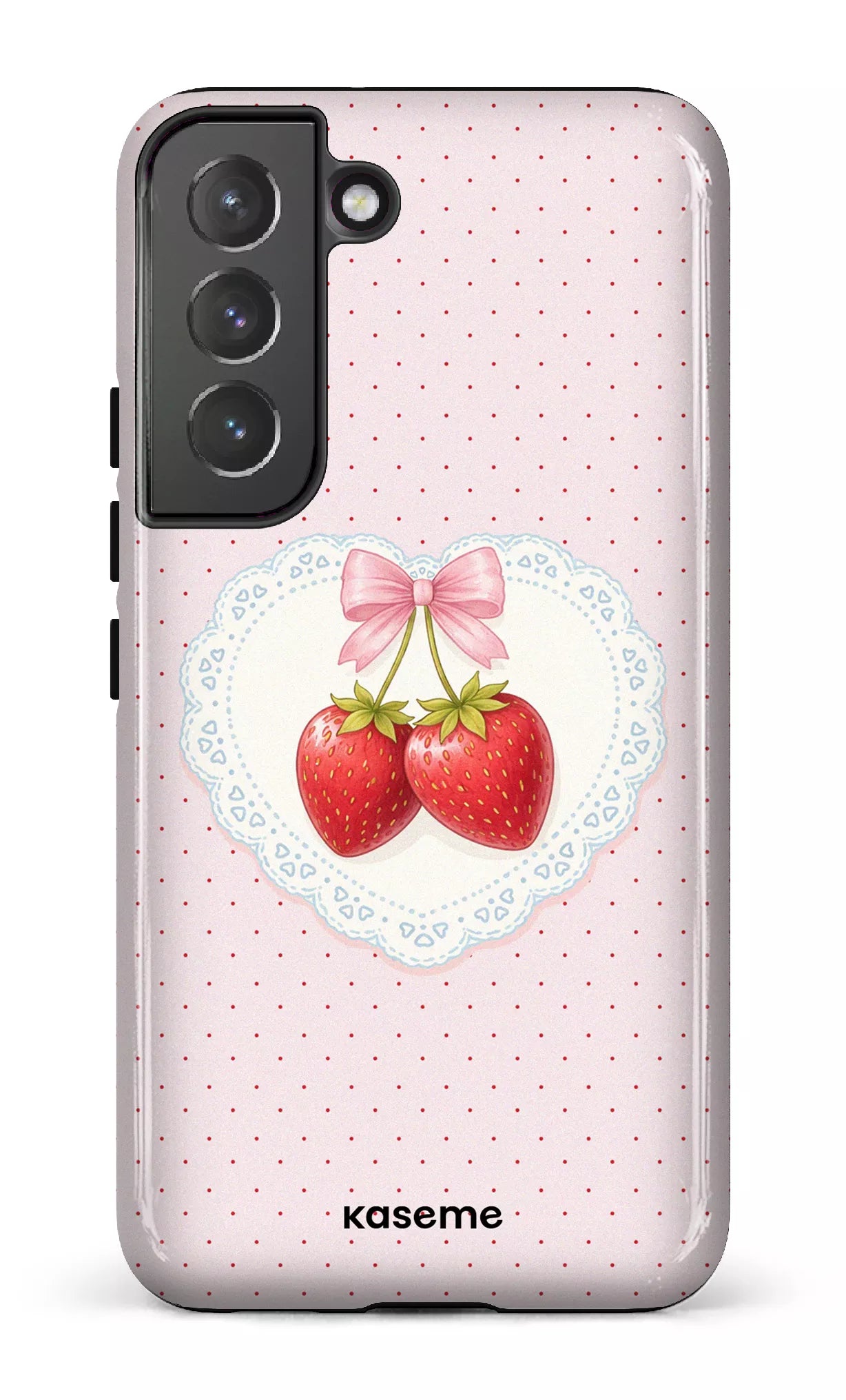 Galaxy S22 Tough Fresa Lace Pink -