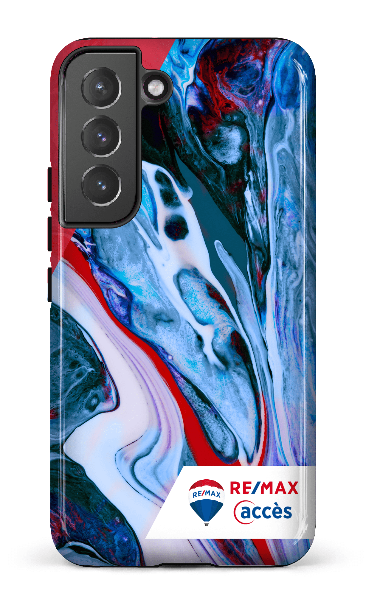 Galaxy S22 Tough Peinture marbrée claire -