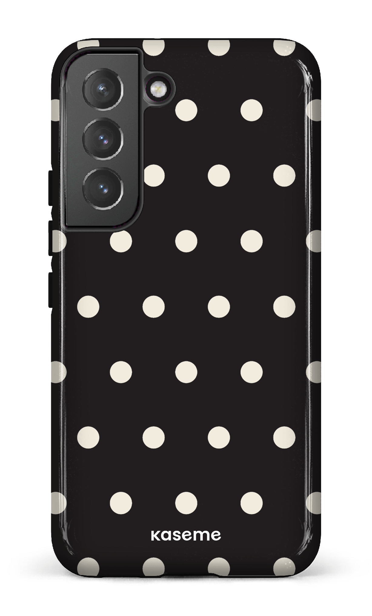 Galaxy S22 Tough Polka Black -
