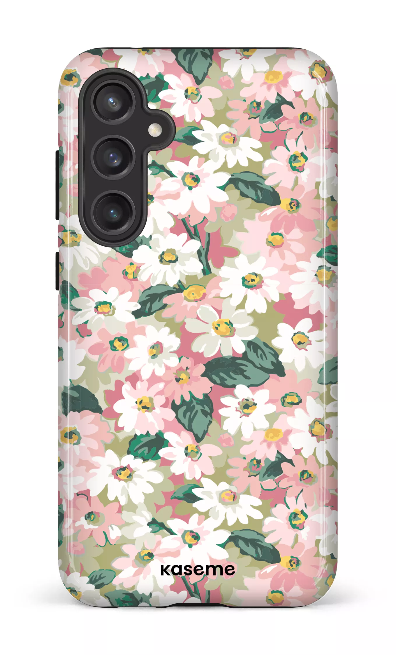 Galaxy S23 FE Tough Mosaic of blooms green -