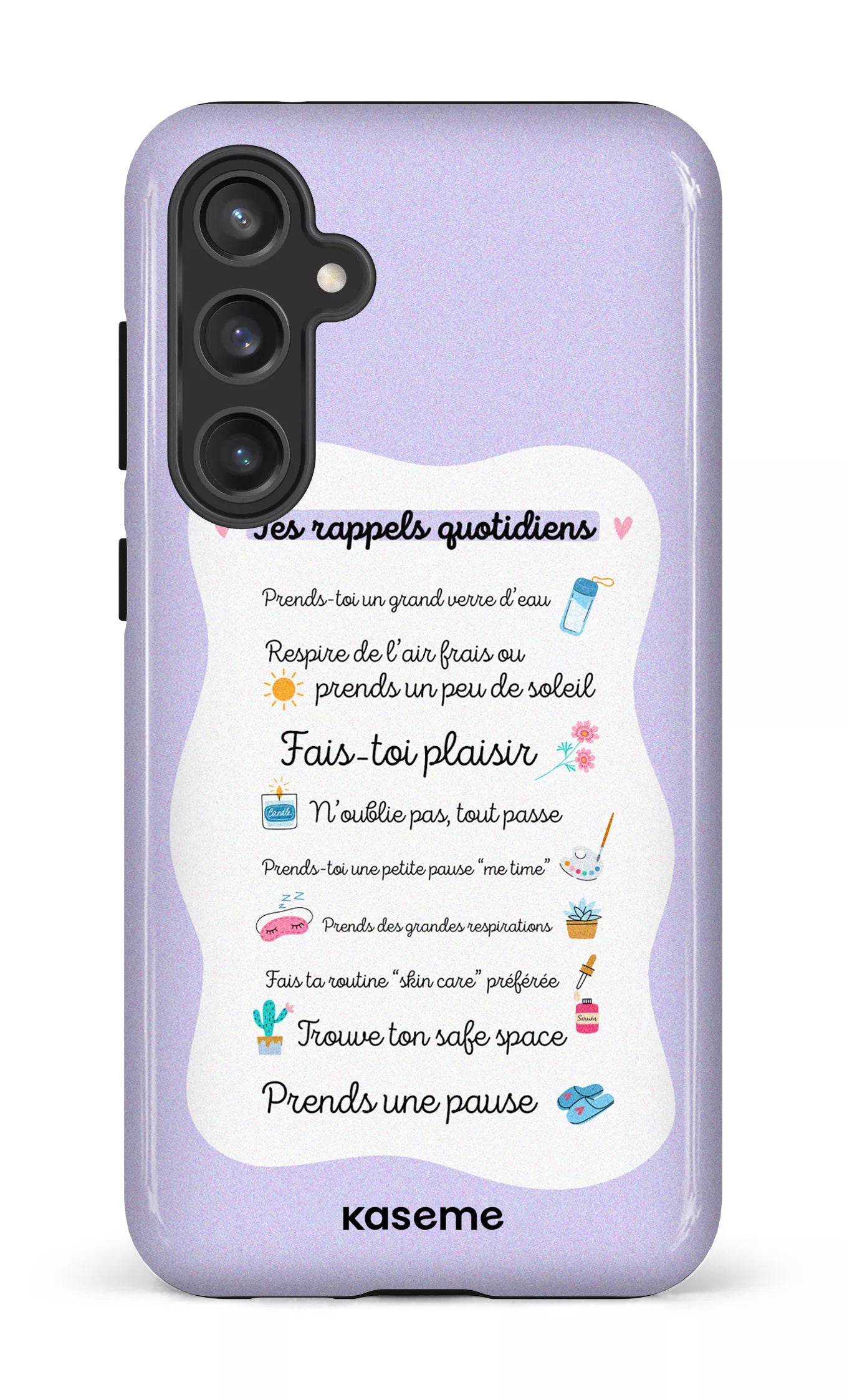 Galaxy S23 FE Tough Tes rappels quotidiens purple -