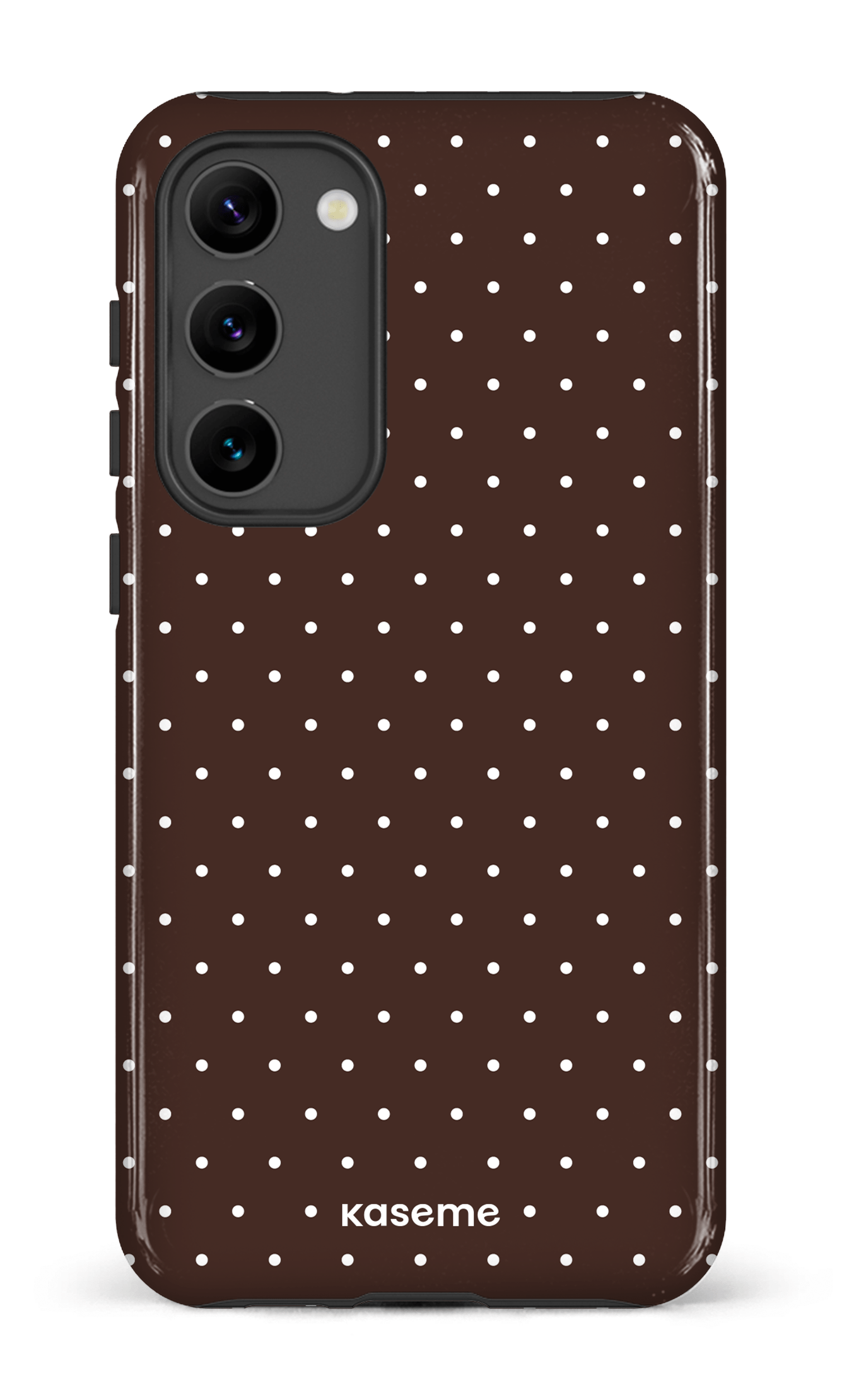 Galaxy S23 Plus Tough Gloss Ditsy Brown -