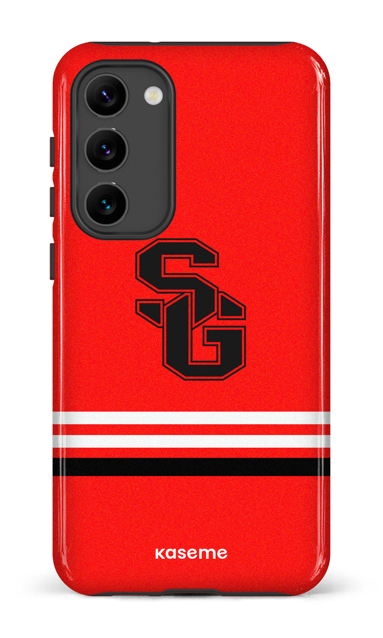 Galaxy S23 Plus Tough Gloss Dragons PSG Rouge -