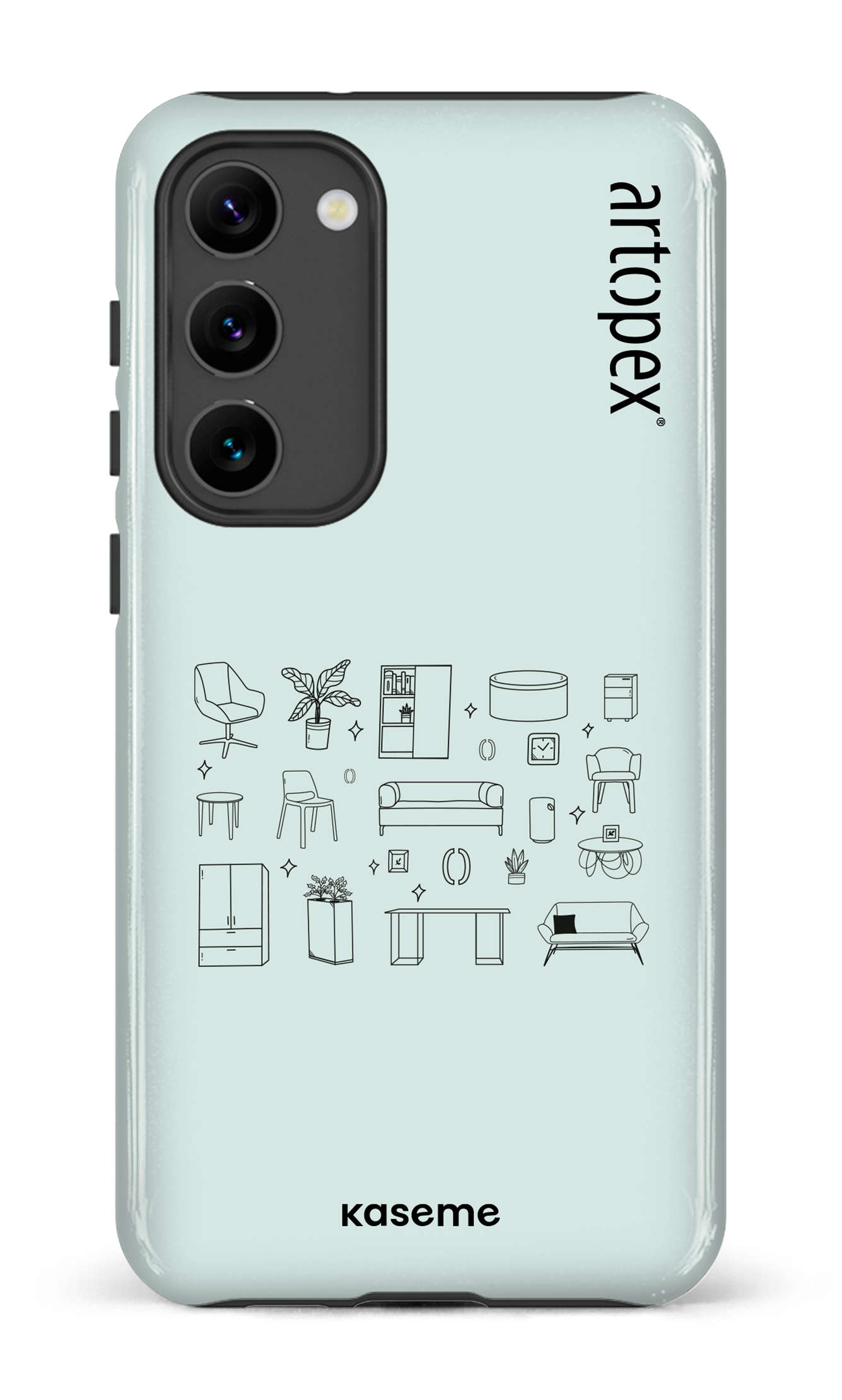 Galaxy S23 Plus Tough Gloss L'essentiel menthe par Artopex -