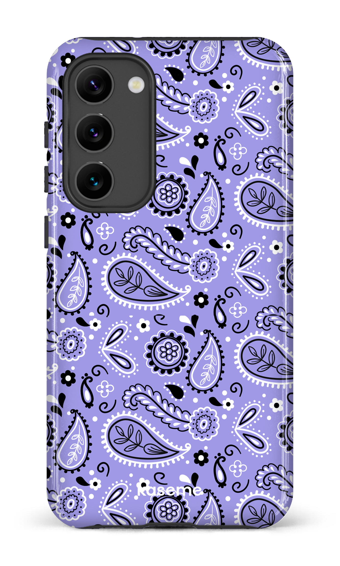 Galaxy S23 Plus Tough Gloss Paisley Purple -