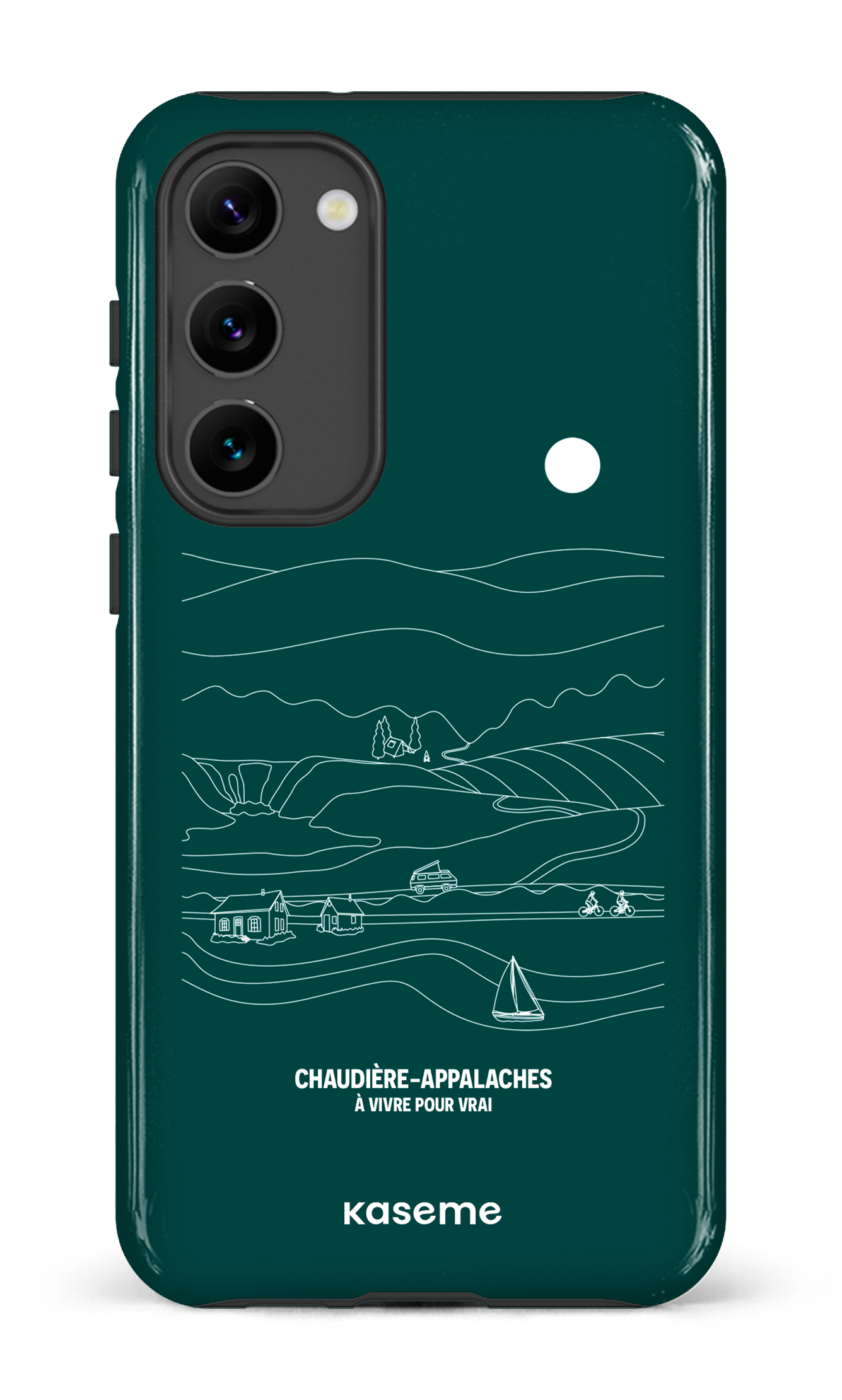 Galaxy S23 Plus Tough Gloss Paysage Line Art par TCA -