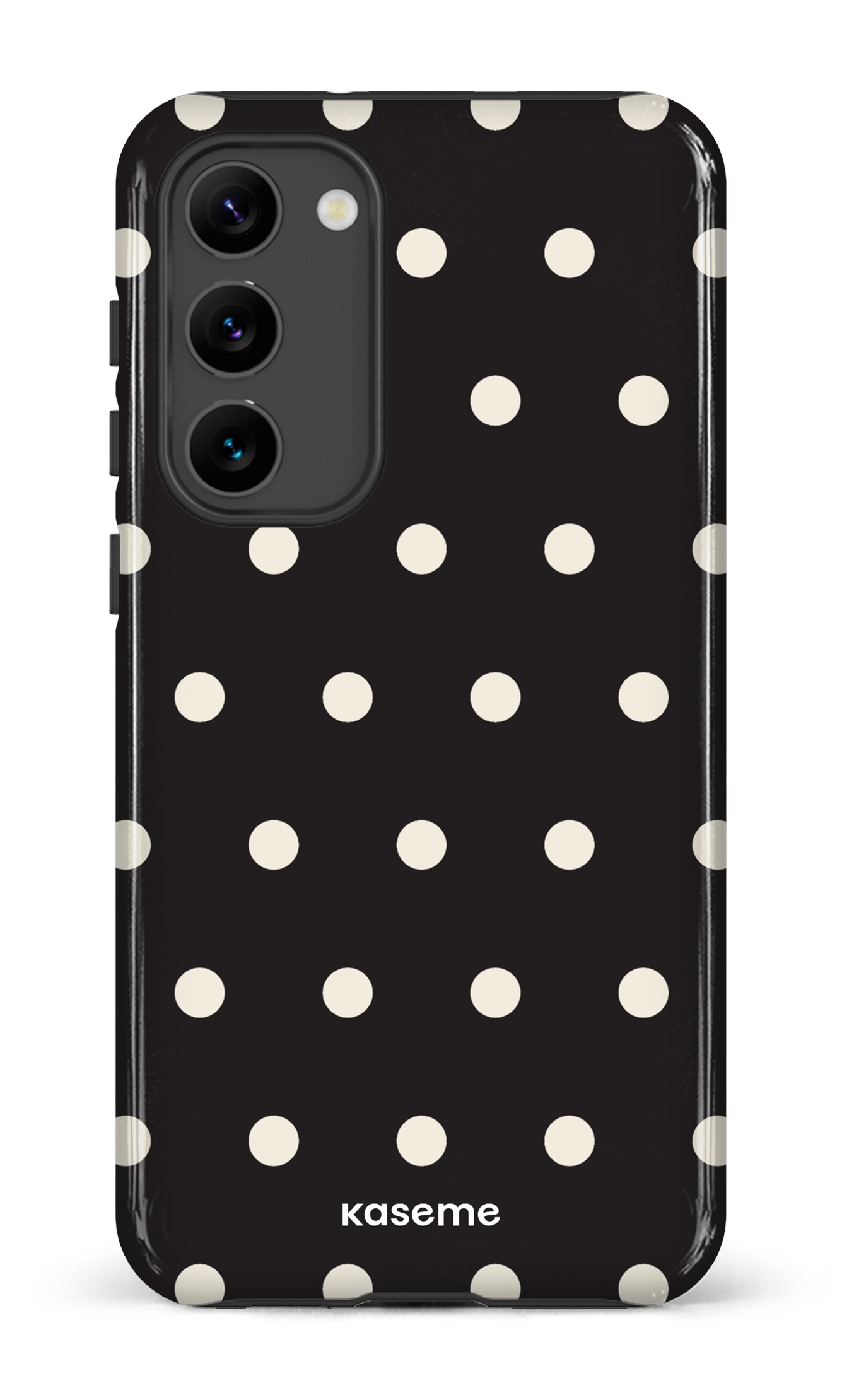 Galaxy S23 Plus Tough Gloss Polka Black -