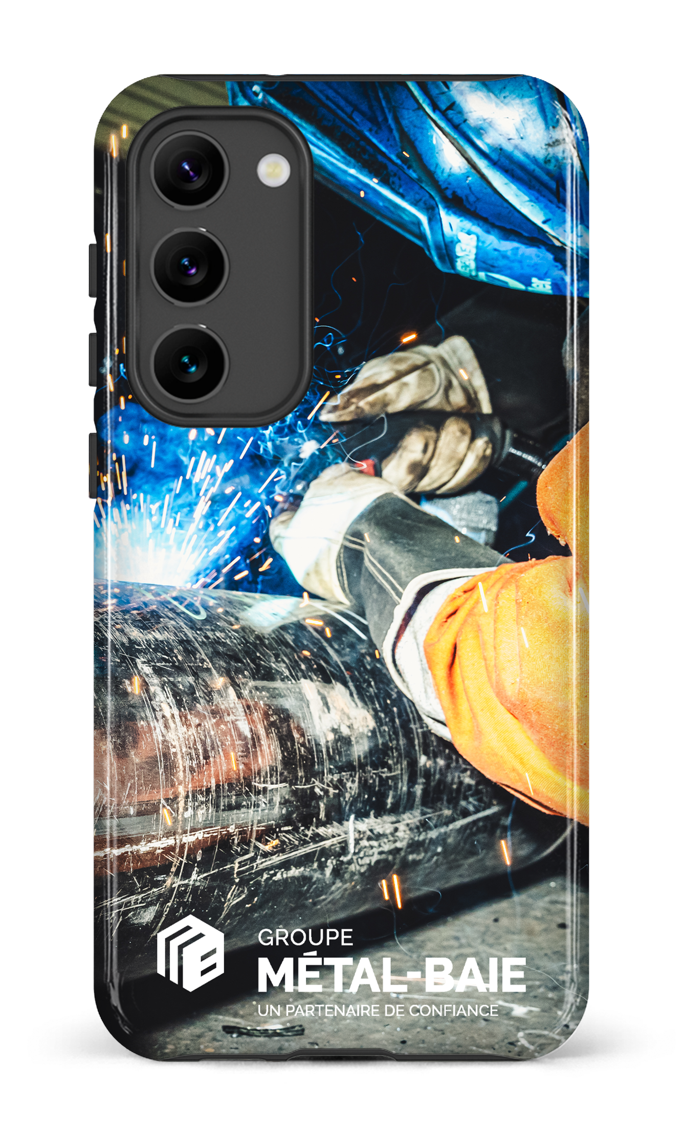 Galaxy S23 Plus Tough Gloss Soudure par Métal-Baie -