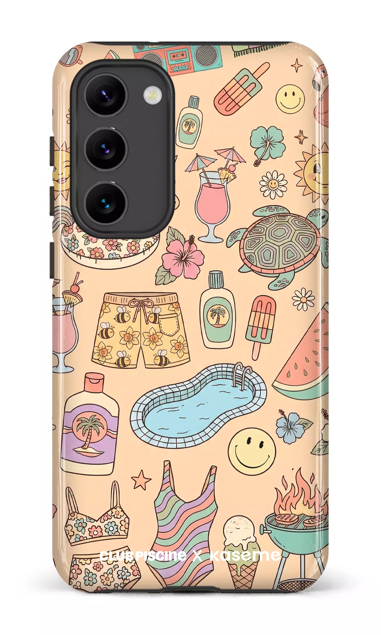 Galaxy S23 Plus Tough Gloss Summer Icon by Club Piscine -
