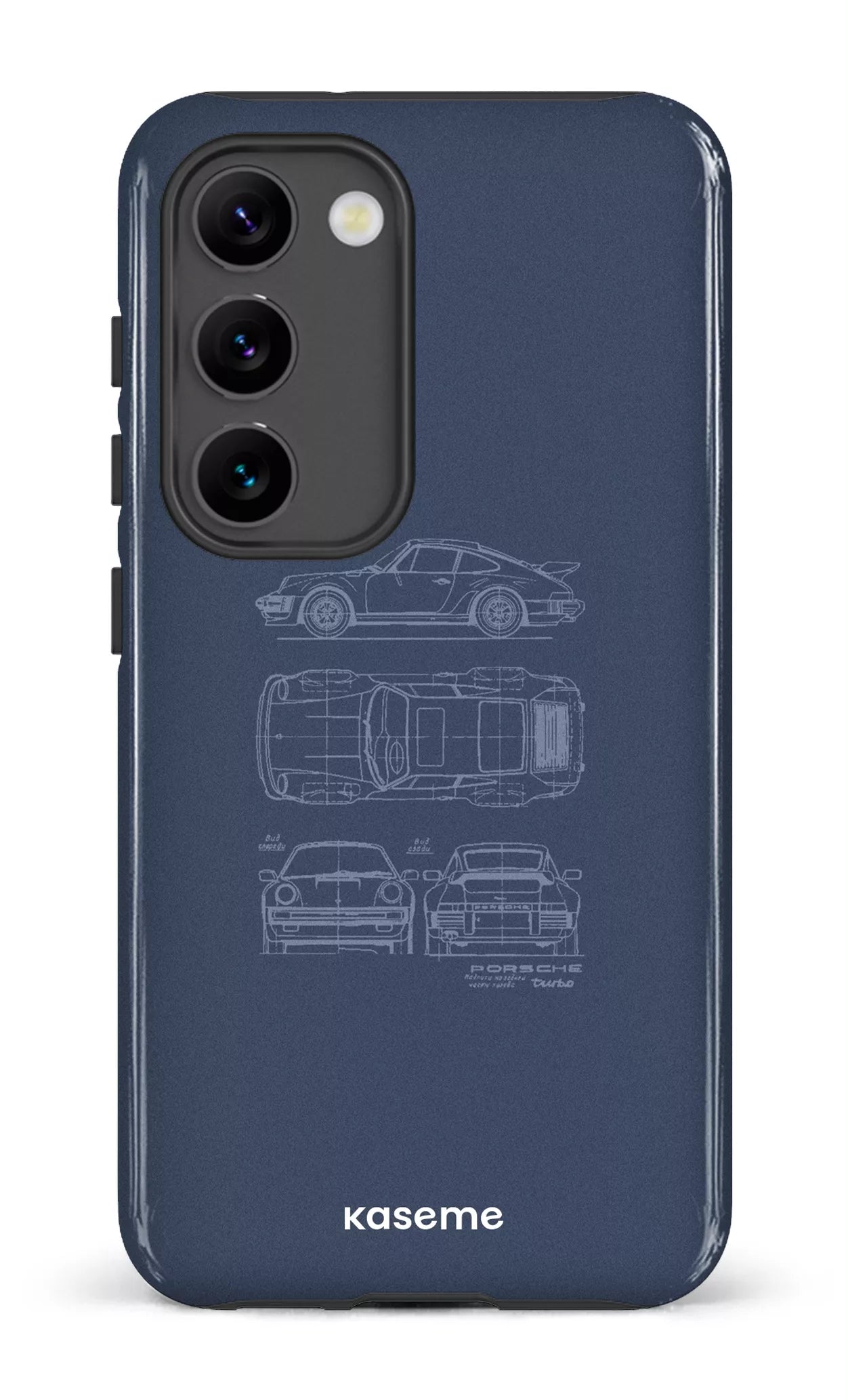 Galaxy S23 Tough Gloss Beat The Traffic Blue -