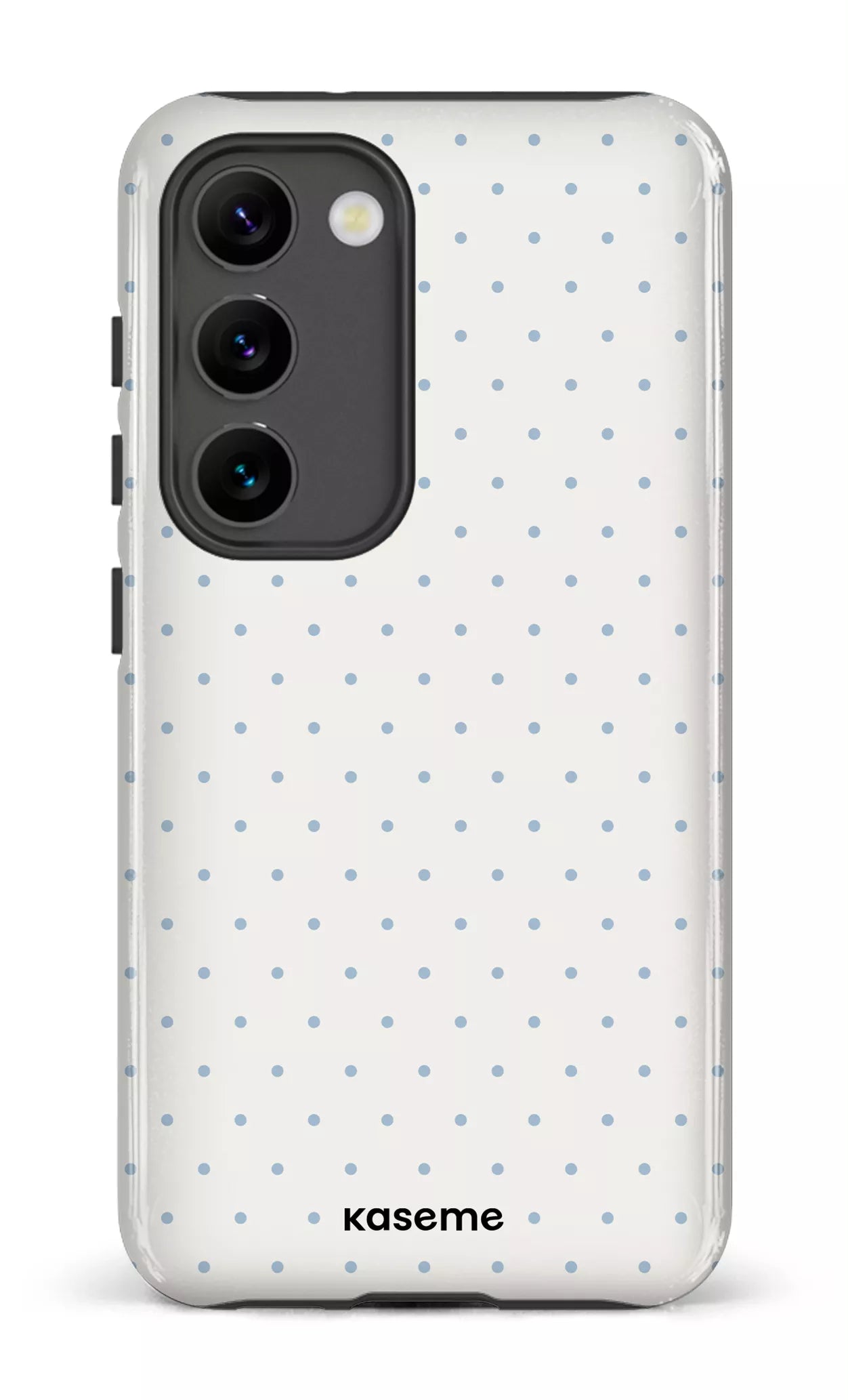 Galaxy S23 Tough Gloss Ditsy White & Blue -