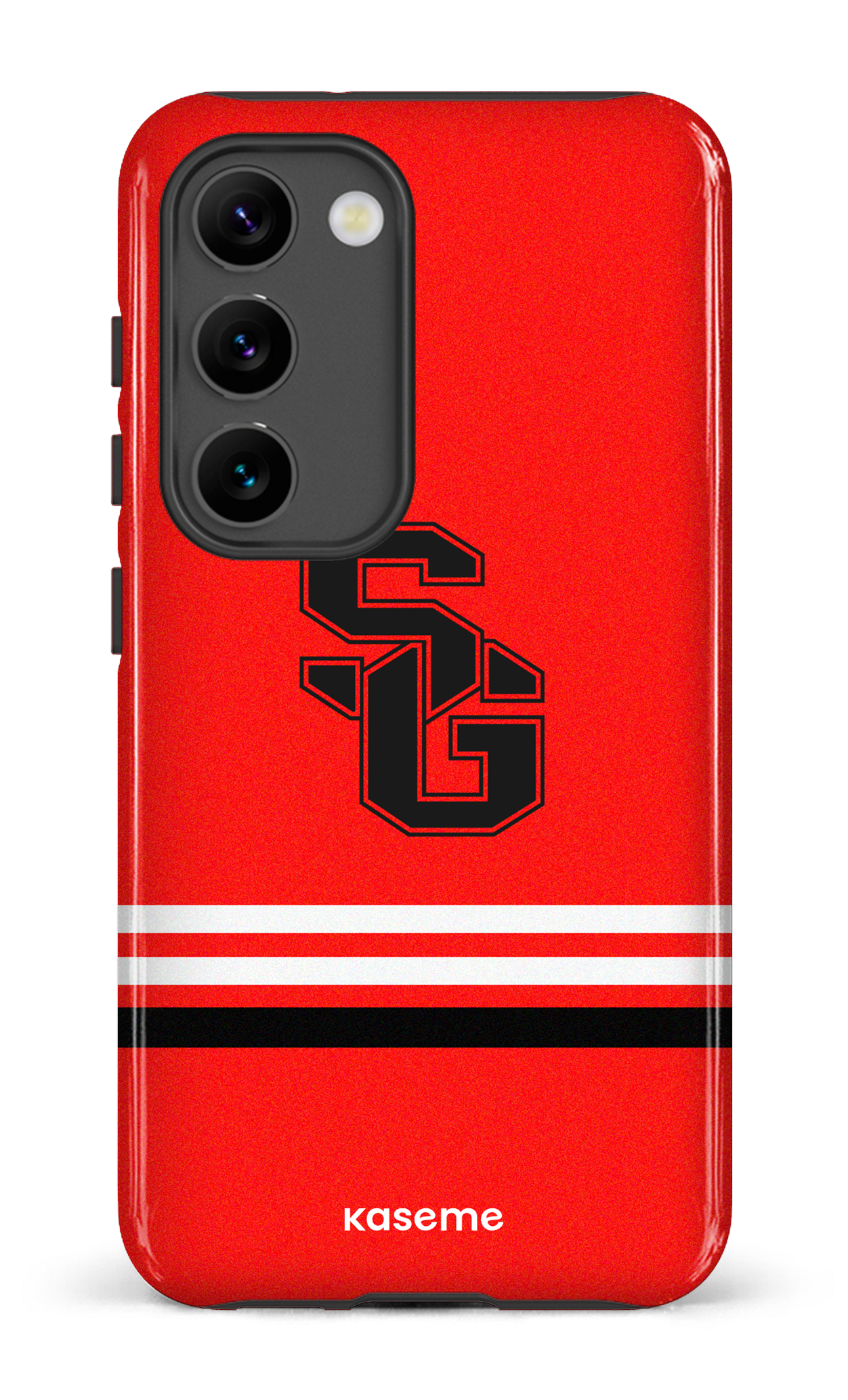 Galaxy S23 Tough Gloss Dragons PSG Rouge -