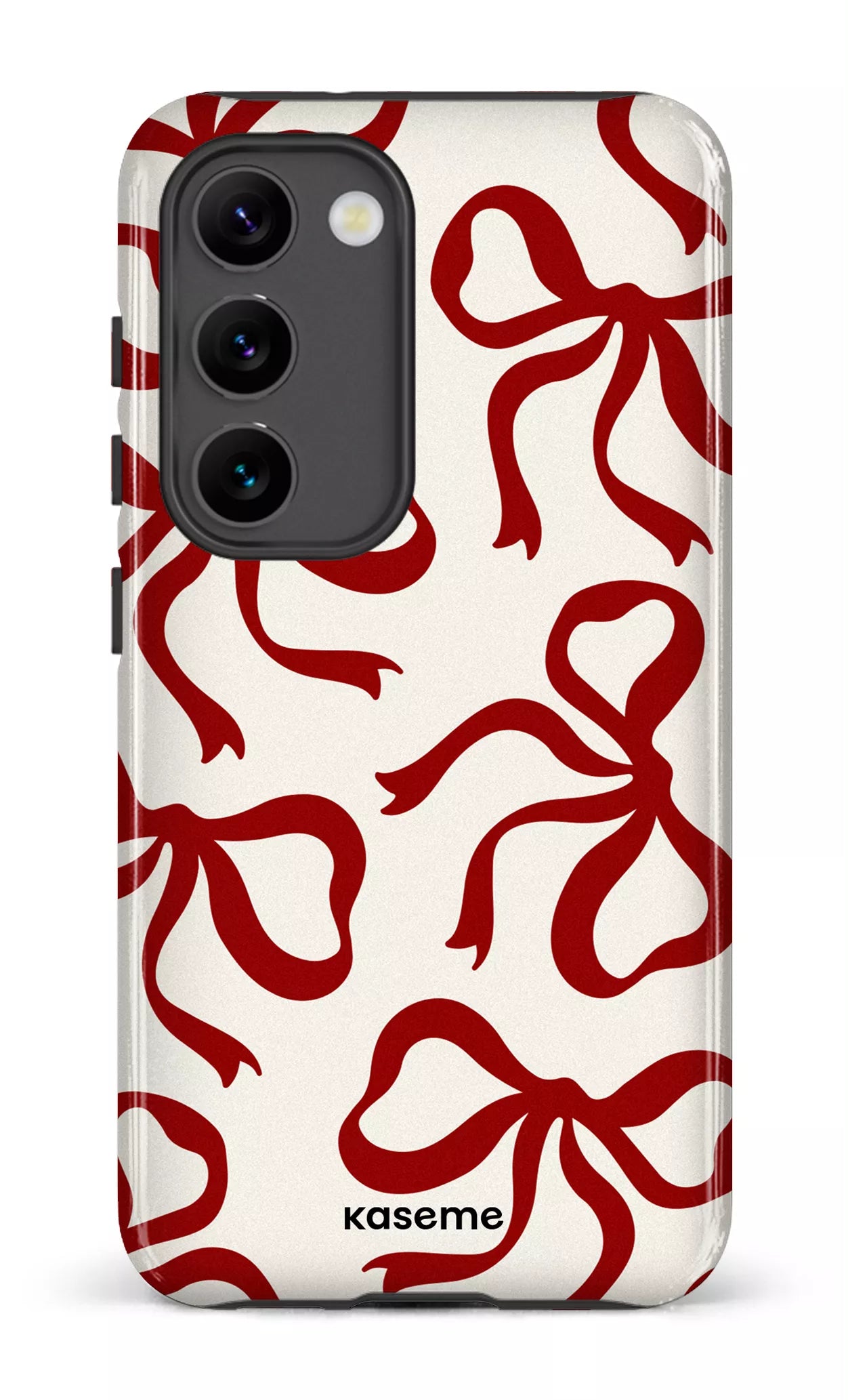 Galaxy S23 Tough Gloss Lace Burgundy -