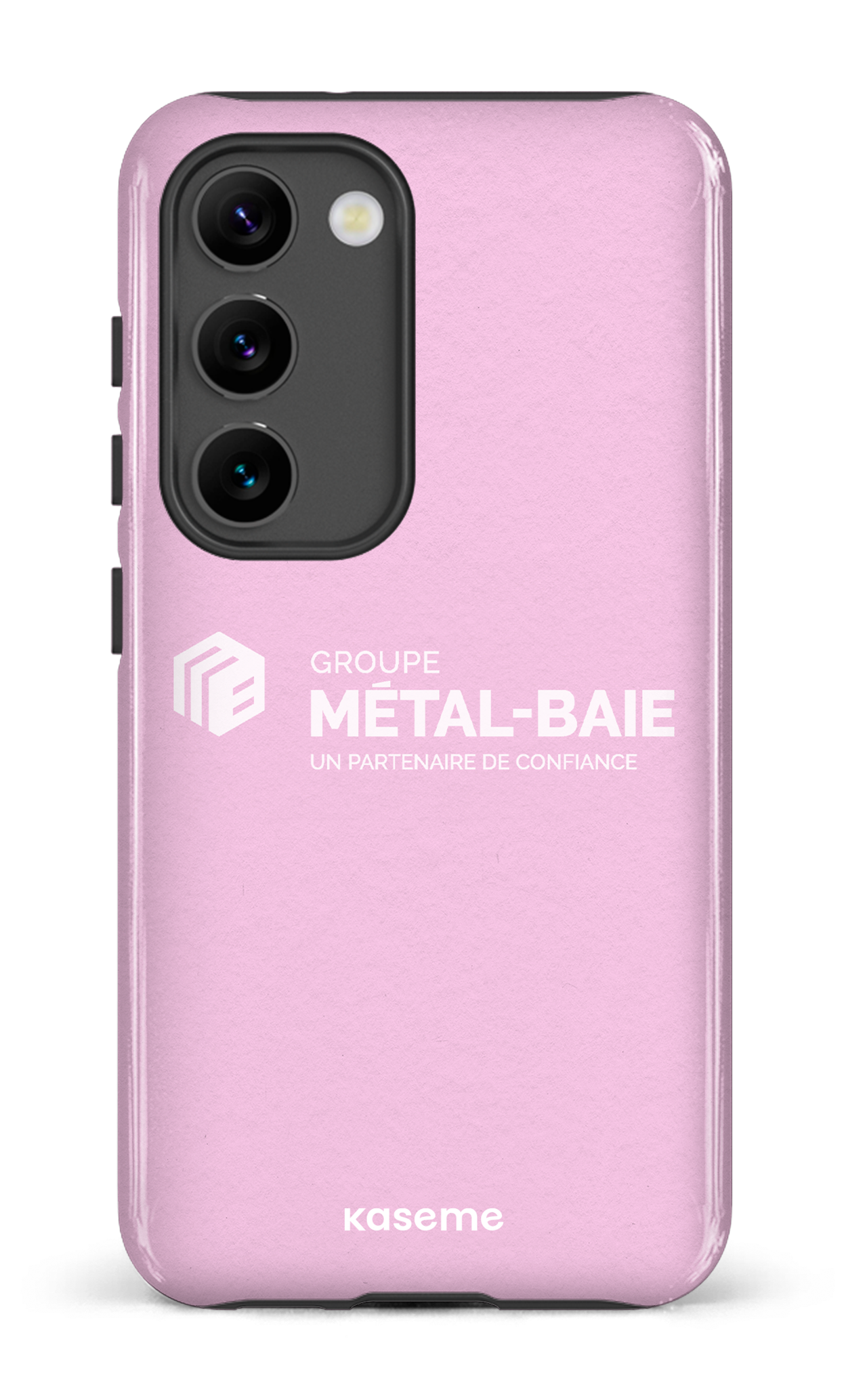 Galaxy S23 Tough Gloss Métal-Baie Rose -