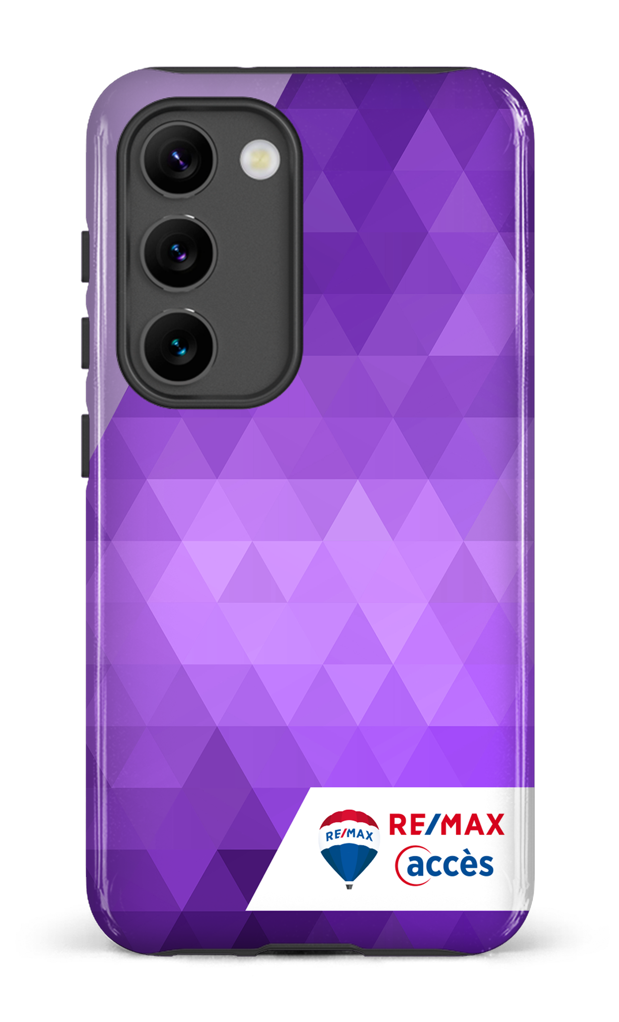 Galaxy S23 Tough Gloss Motif Triangle -