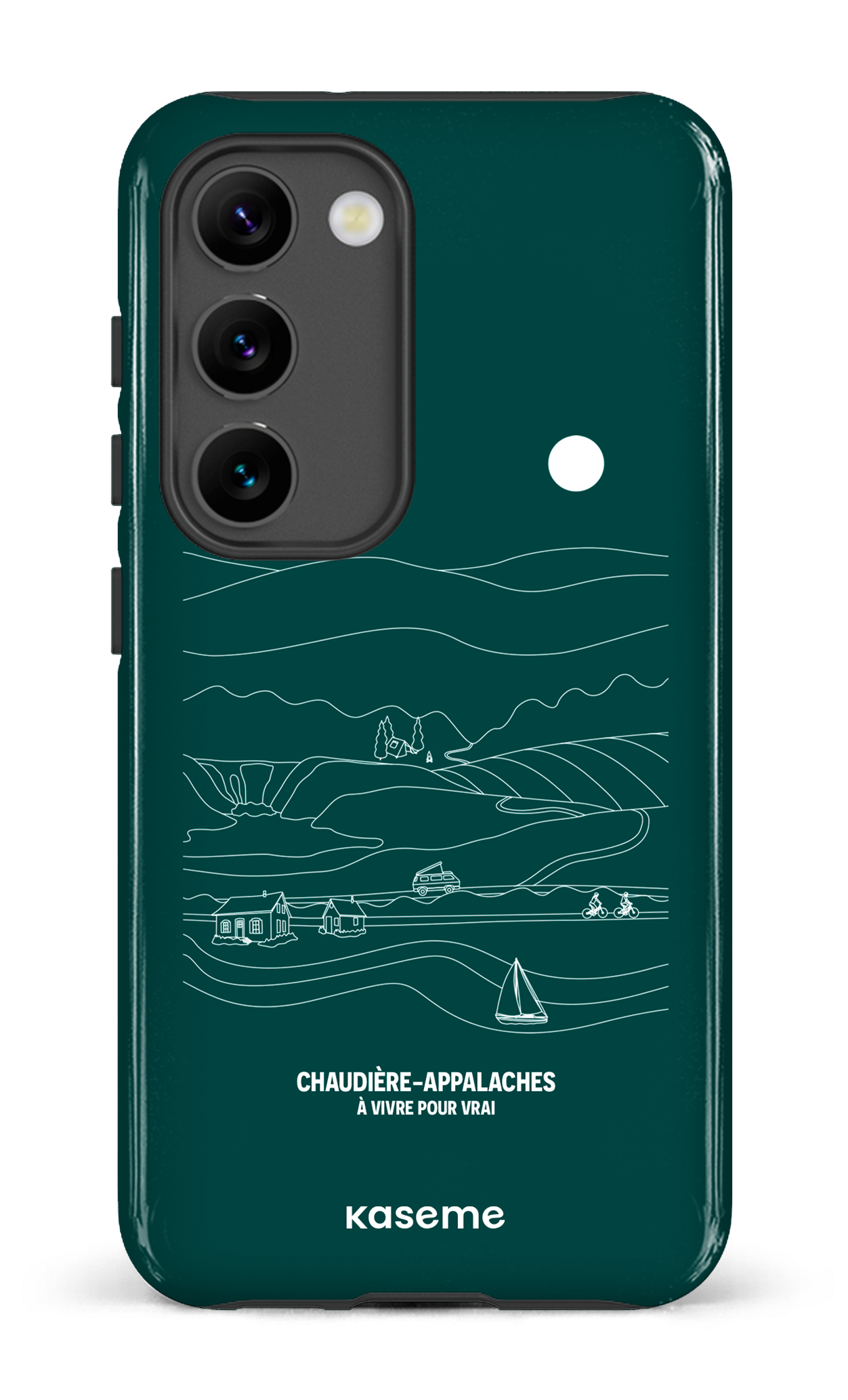 Galaxy S23 Tough Gloss Paysage Line Art par TCA -