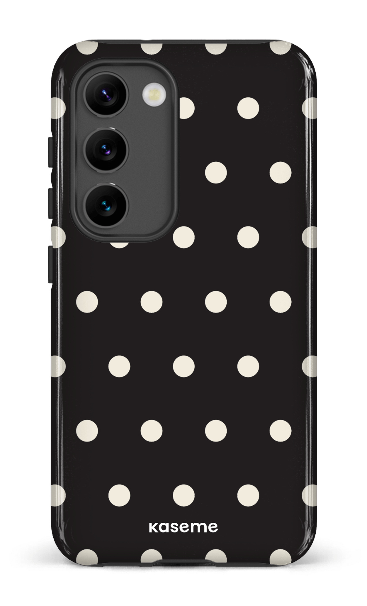 Galaxy S23 Tough Gloss Polka Black -