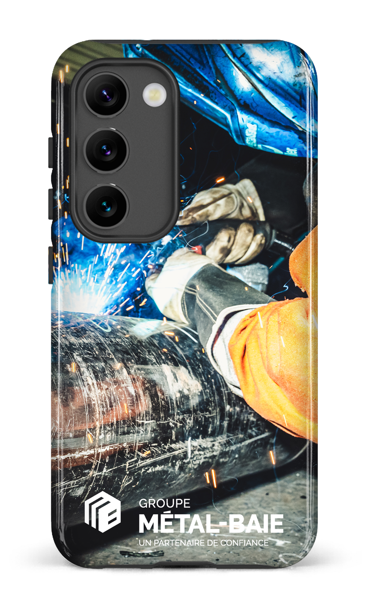 Galaxy S23 Tough Gloss Soudure par Métal-Baie -