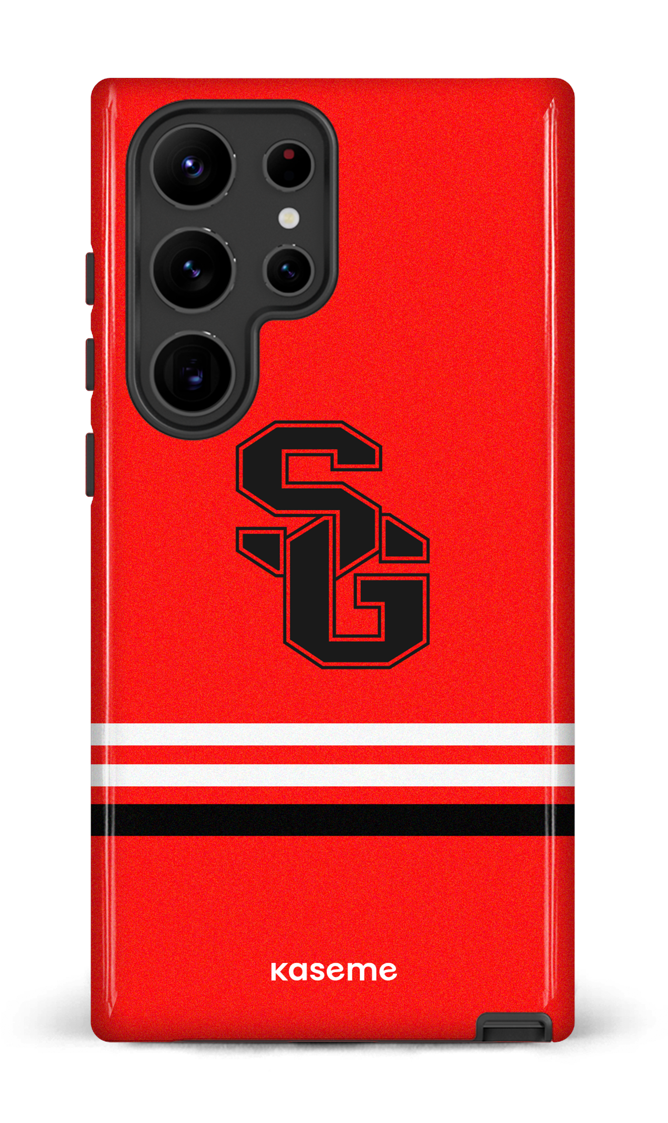 Galaxy S23 Ultra Tough Gloss Dragons PSG Rouge -