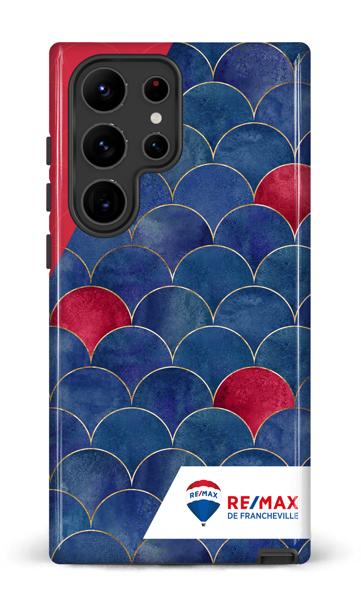 Galaxy S23 Ultra Tough Gloss Écailles bicolores de Francheville -