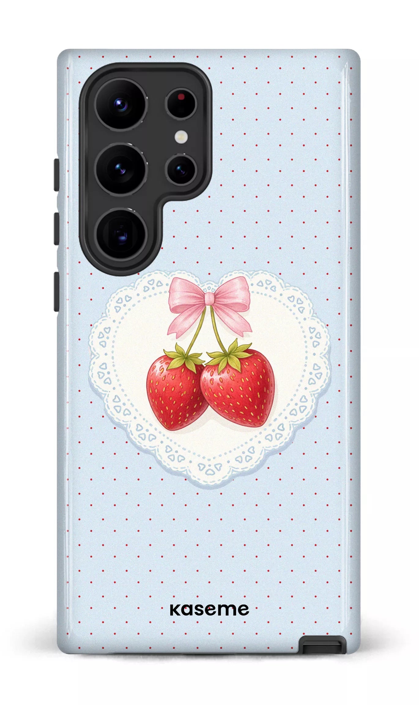 Galaxy S23 Ultra Tough Gloss Fresa Lace Blue -