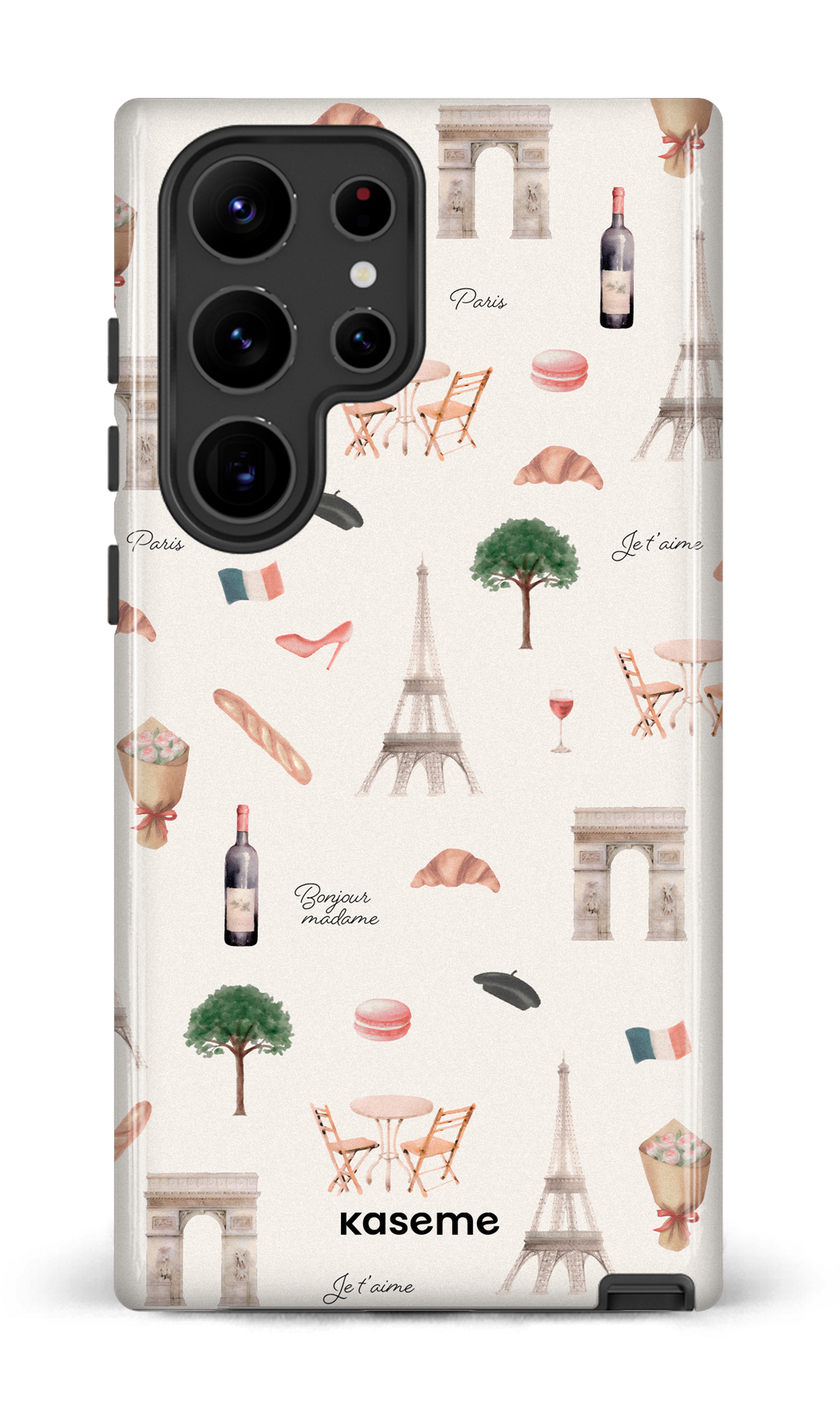 Galaxy S23 Ultra Tough Gloss Je t'aime Paris -