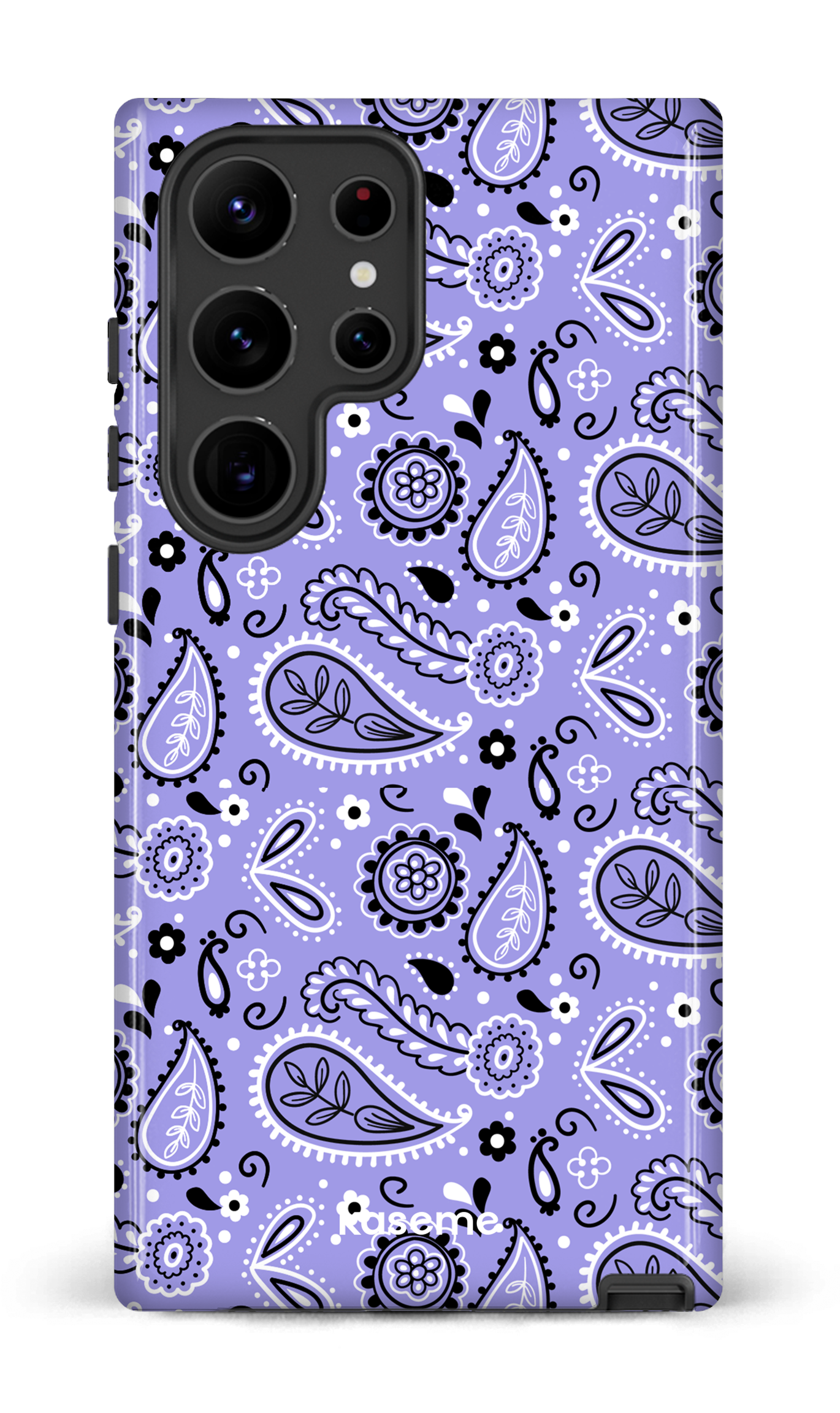 Galaxy S23 Ultra Tough Gloss Paisley Purple -
