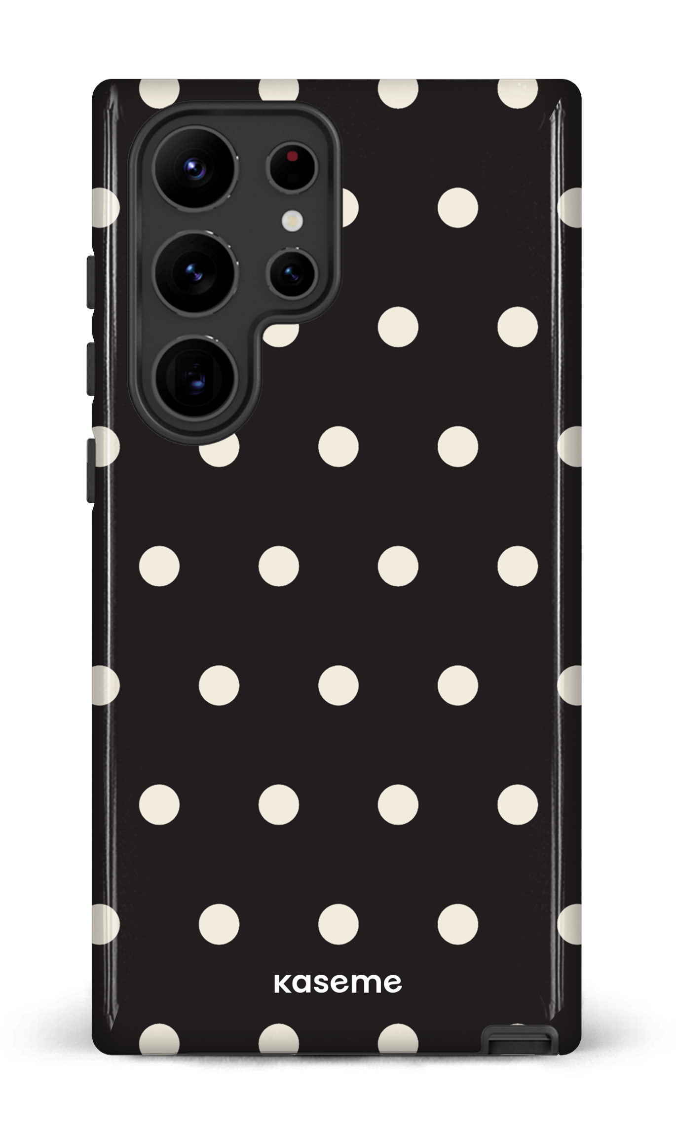 Galaxy S23 Ultra Tough Gloss Polka Black -