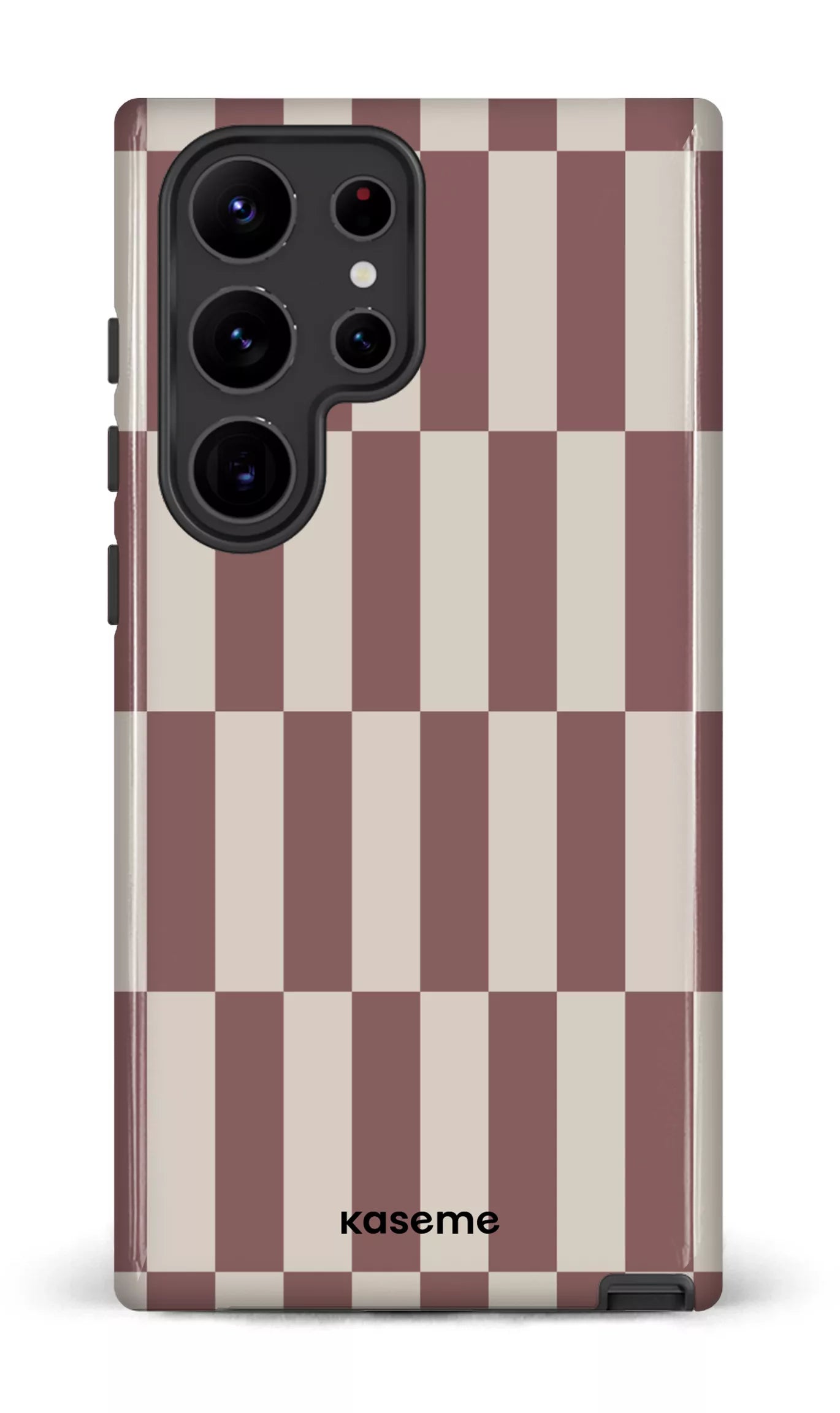 Galaxy S23 Ultra Tough Gloss Structured Brown -