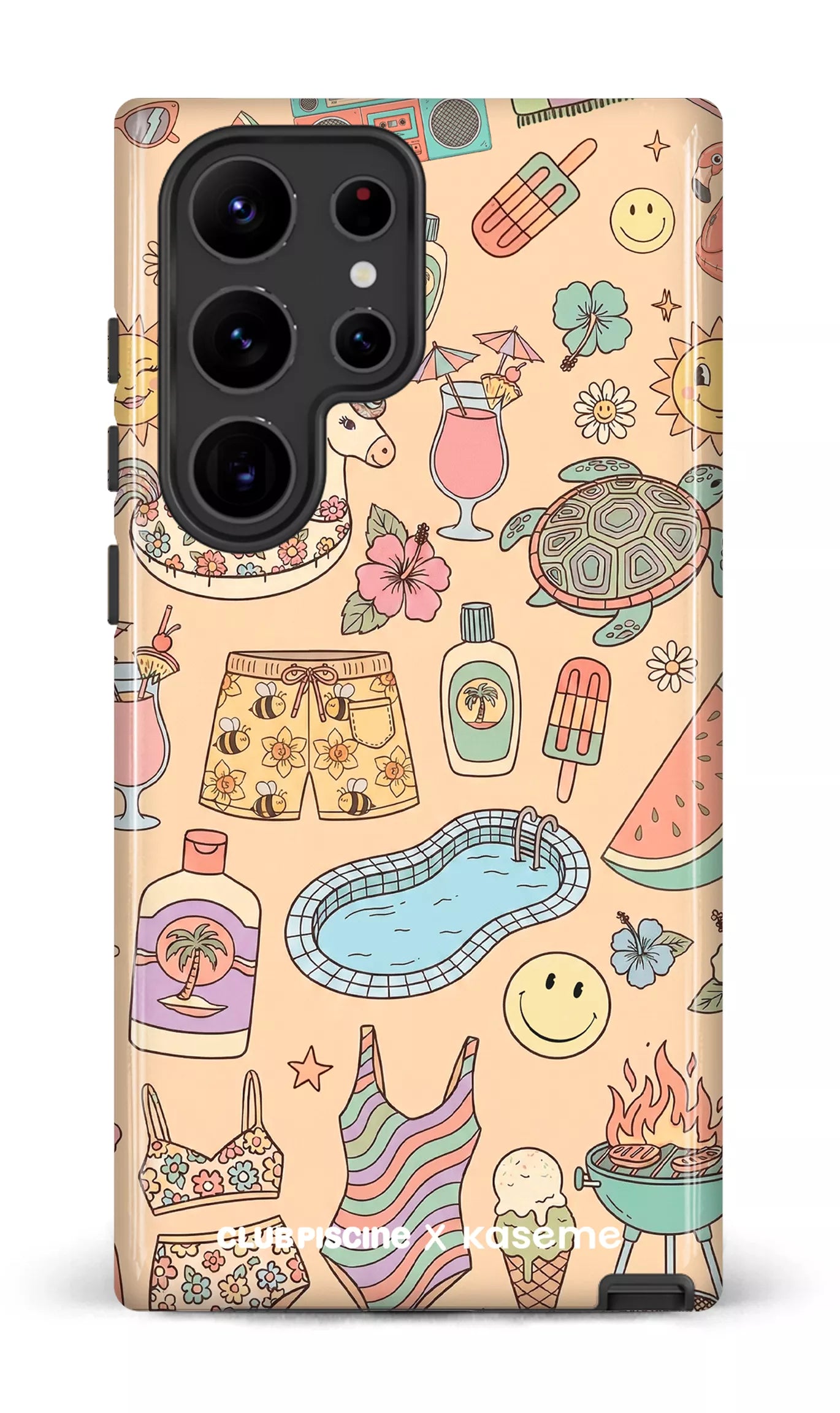 Galaxy S23 Ultra Tough Gloss Summer Icon by Club Piscine -