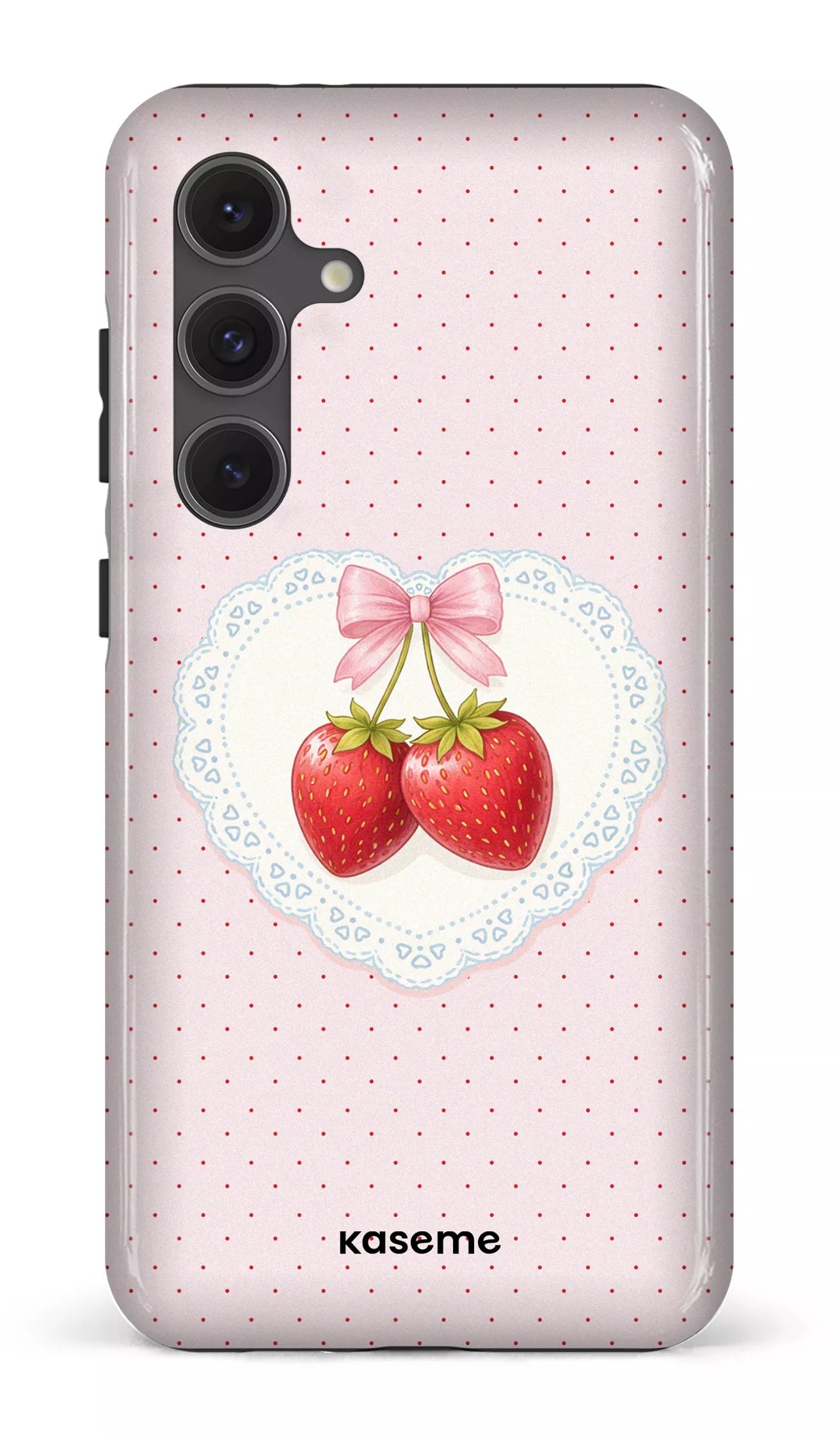 Galaxy S24FE Tough Fresa Lace Pink -