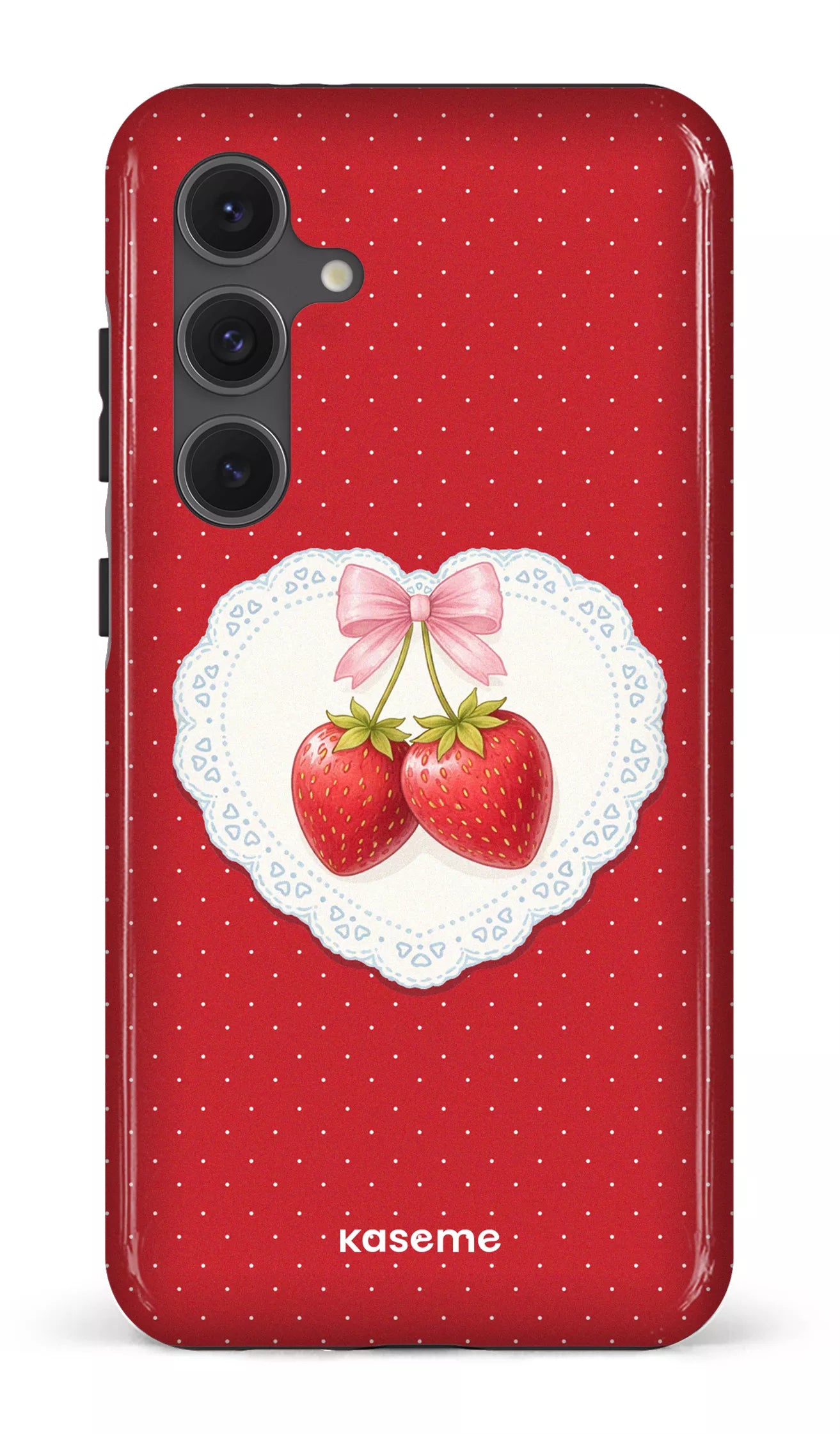 Galaxy S24FE Tough Fresa Lace Red -