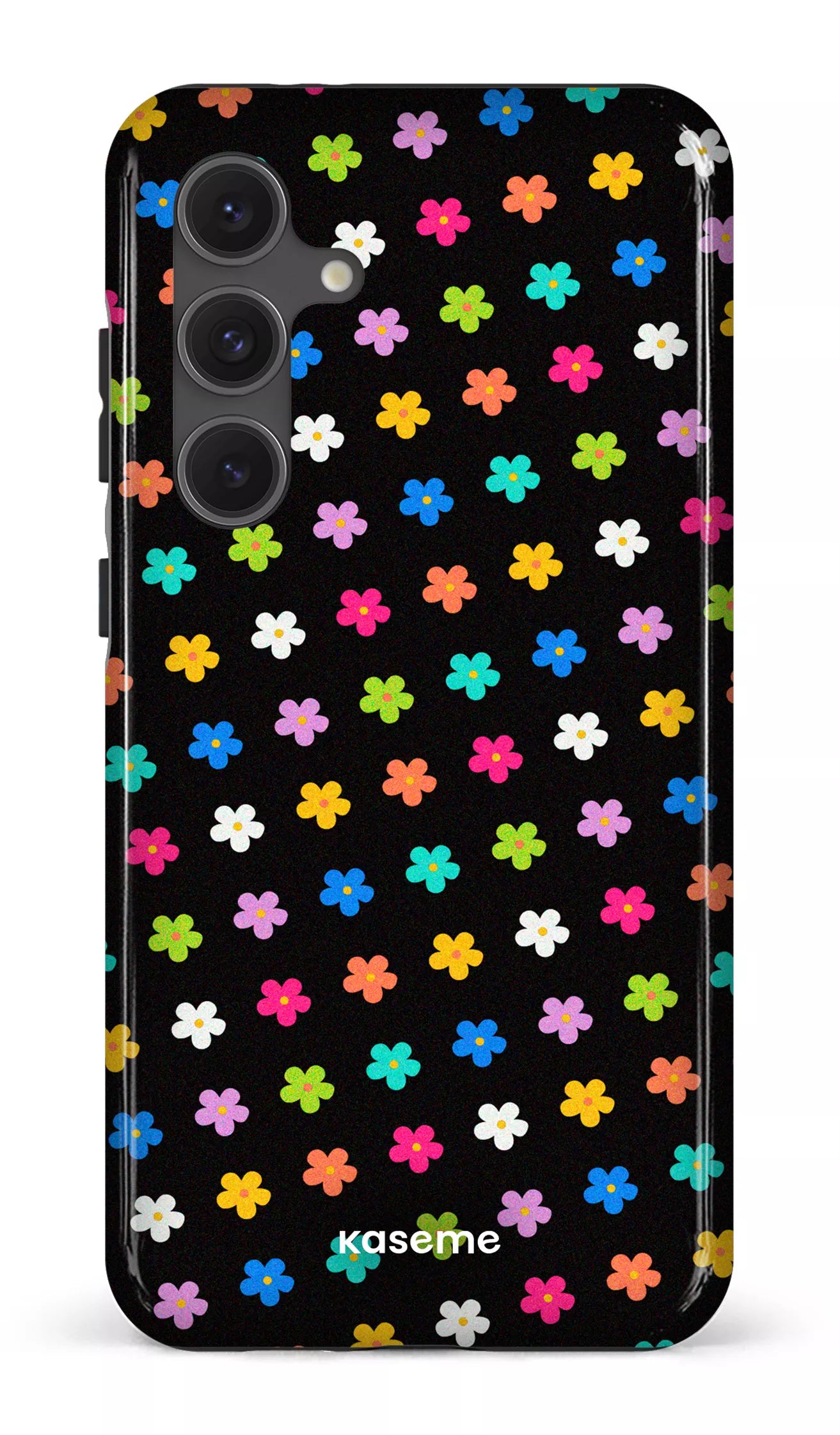 Galaxy S24FE Tough Joyful Flowers Black -