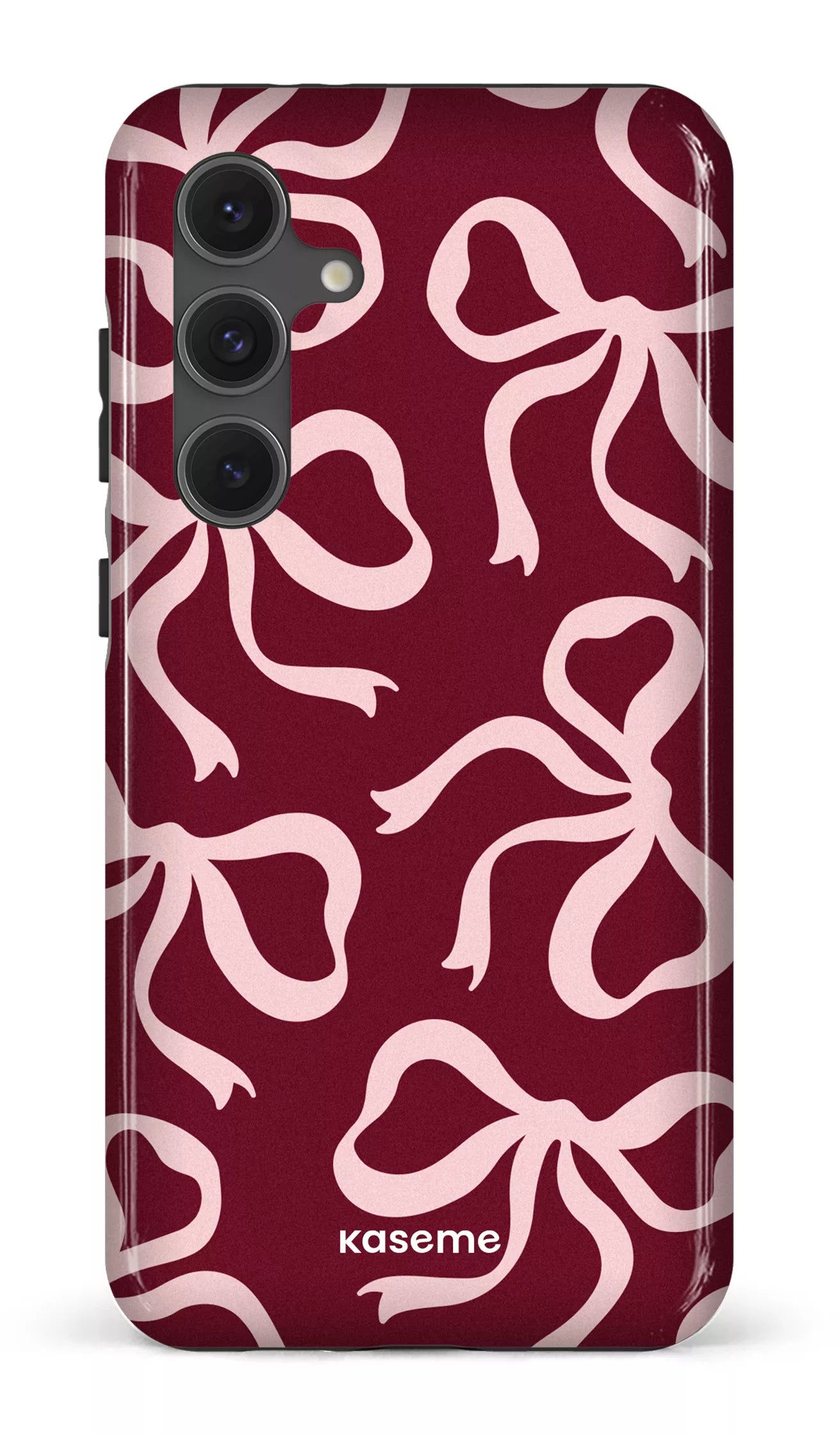 Galaxy S24FE Tough Lace Burgundy & Pink -