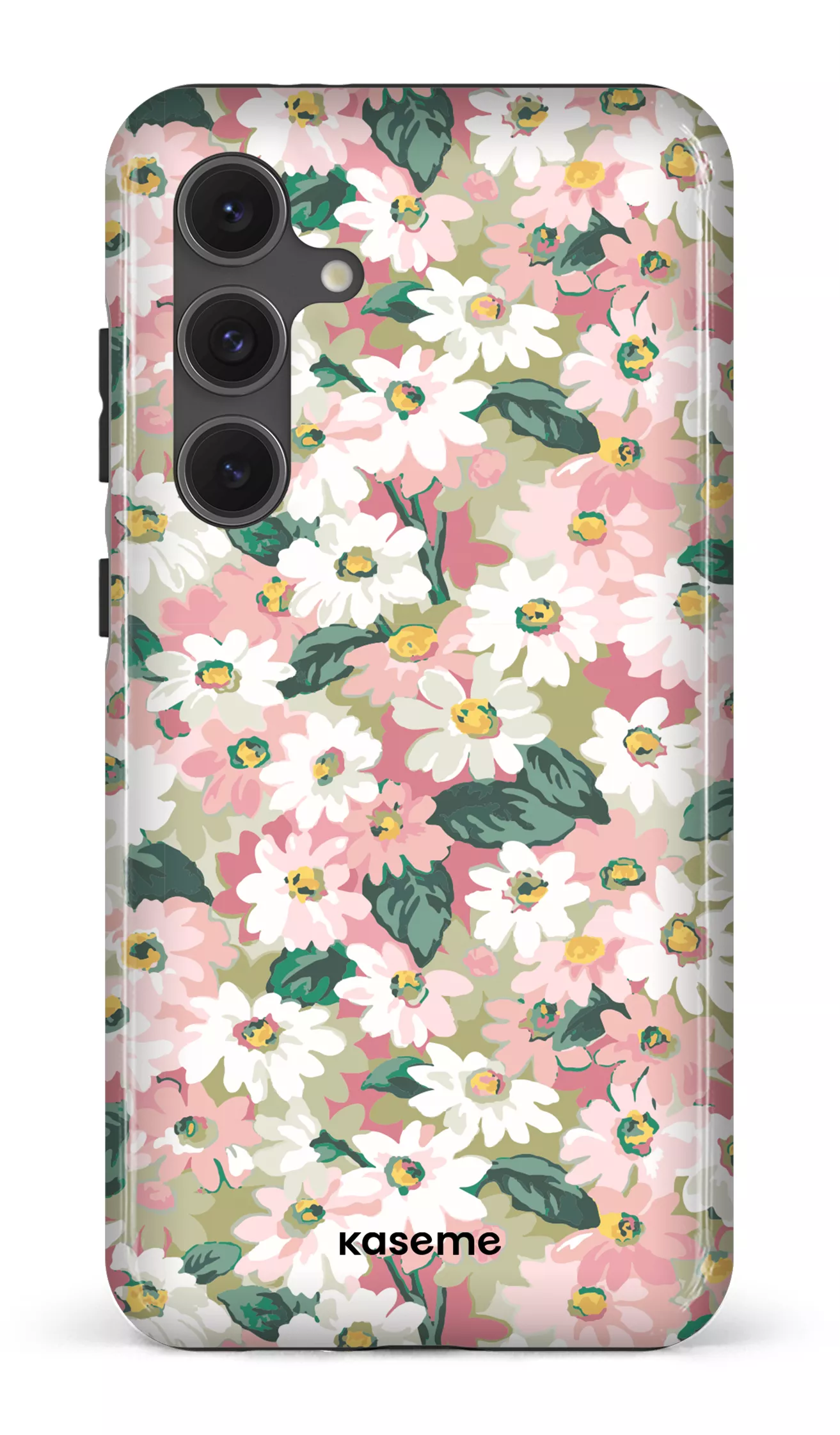 Galaxy S24FE Tough Mosaic of blooms green -