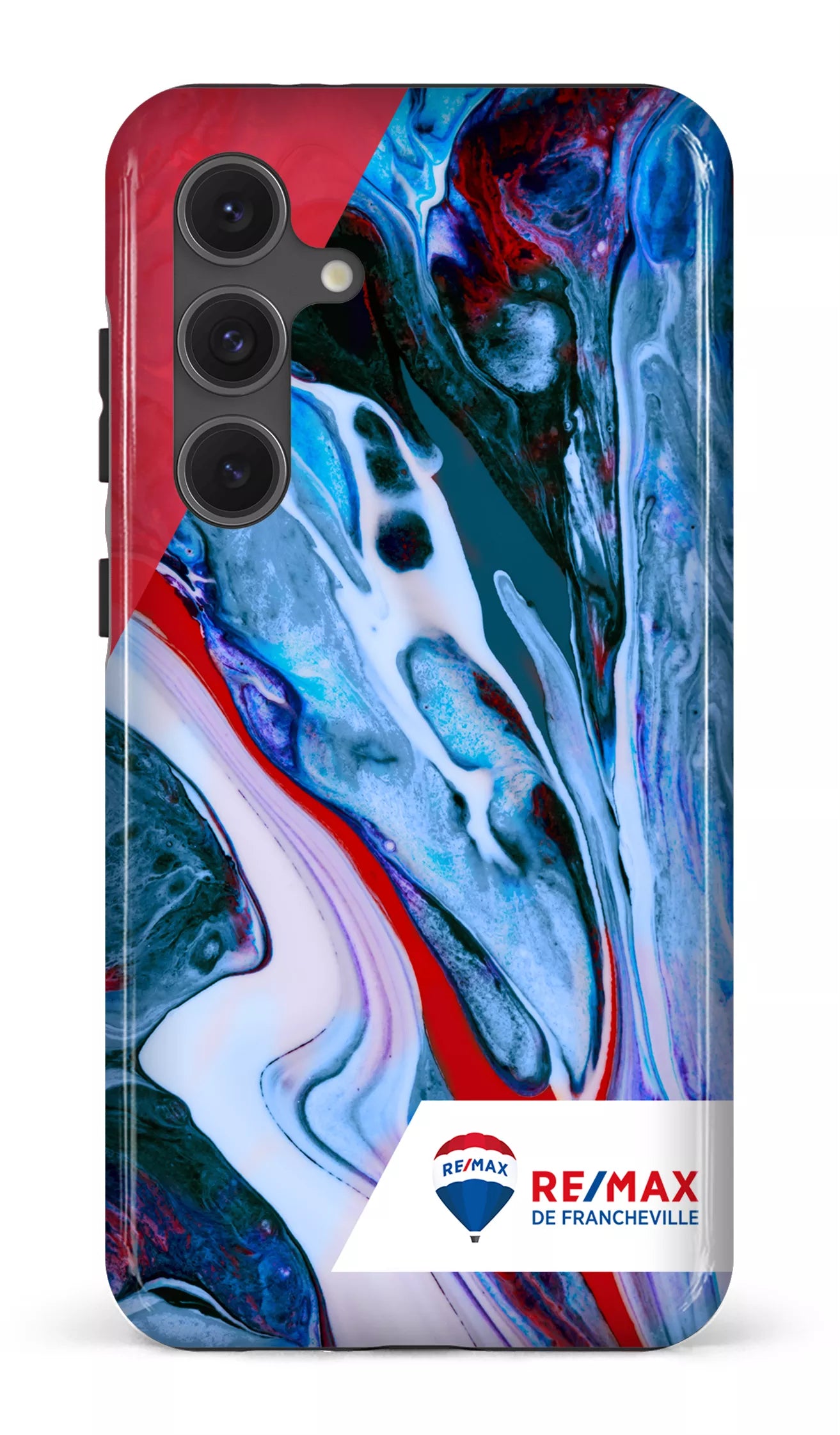 Galaxy S24FE Tough Peinture marbrée claire de Francheville -