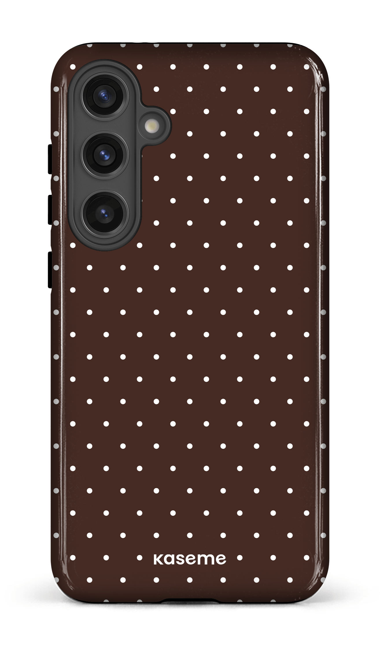 Galaxy S24 Plus Tough (Gloss) Ditsy Brown -