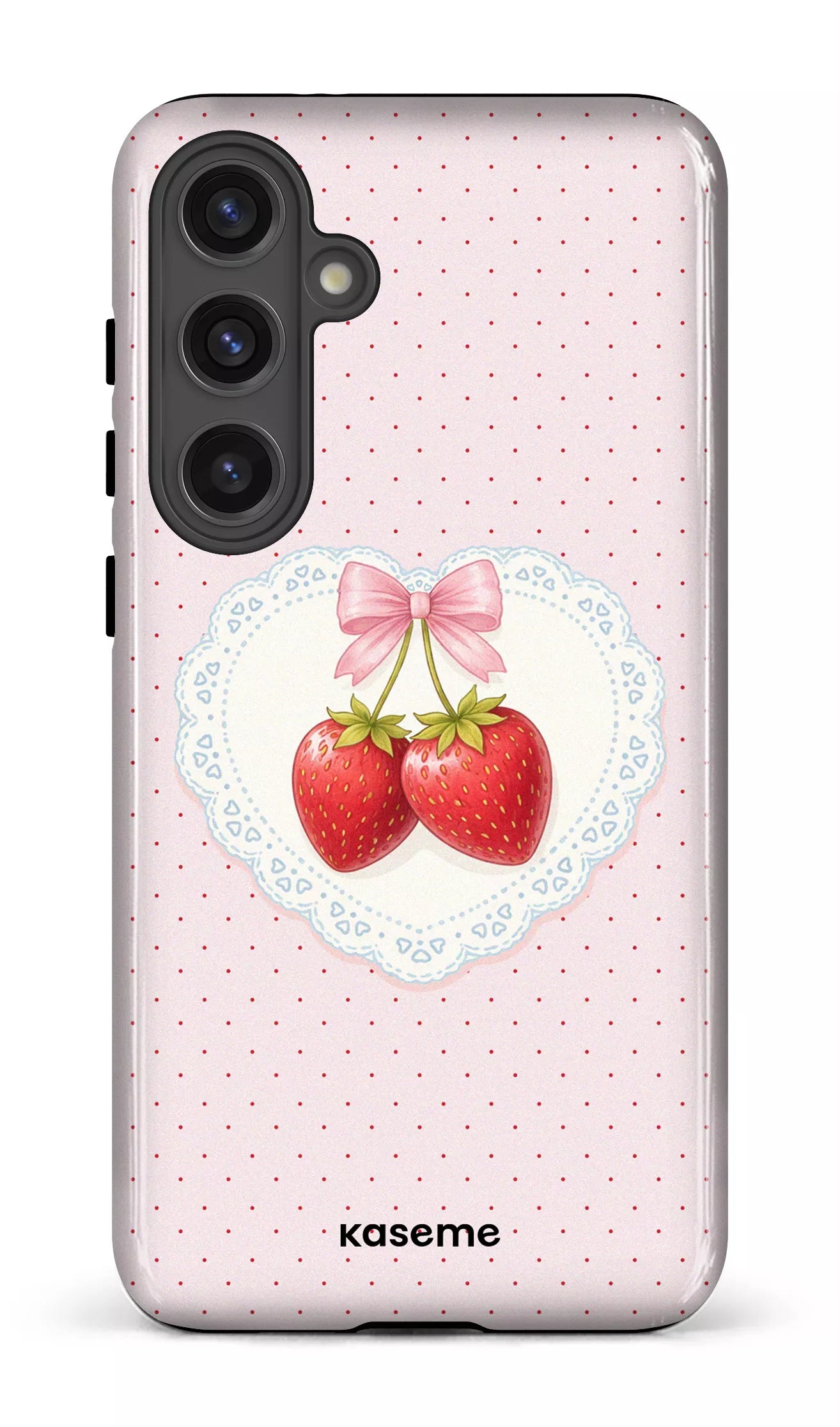 Galaxy S24 Plus Tough (Gloss) Fresa Lace Pink -