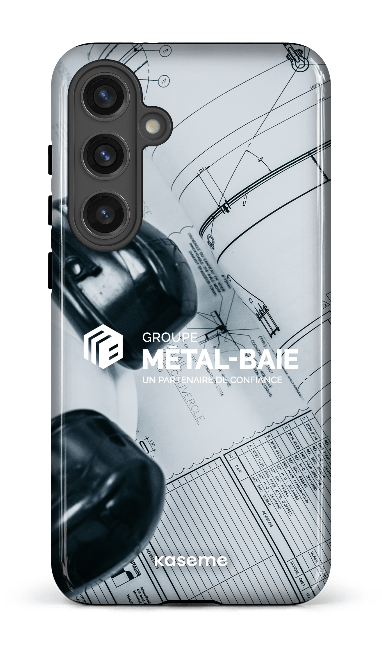 Galaxy S24 Plus Tough (Gloss) Le plan par Métal-Baie -