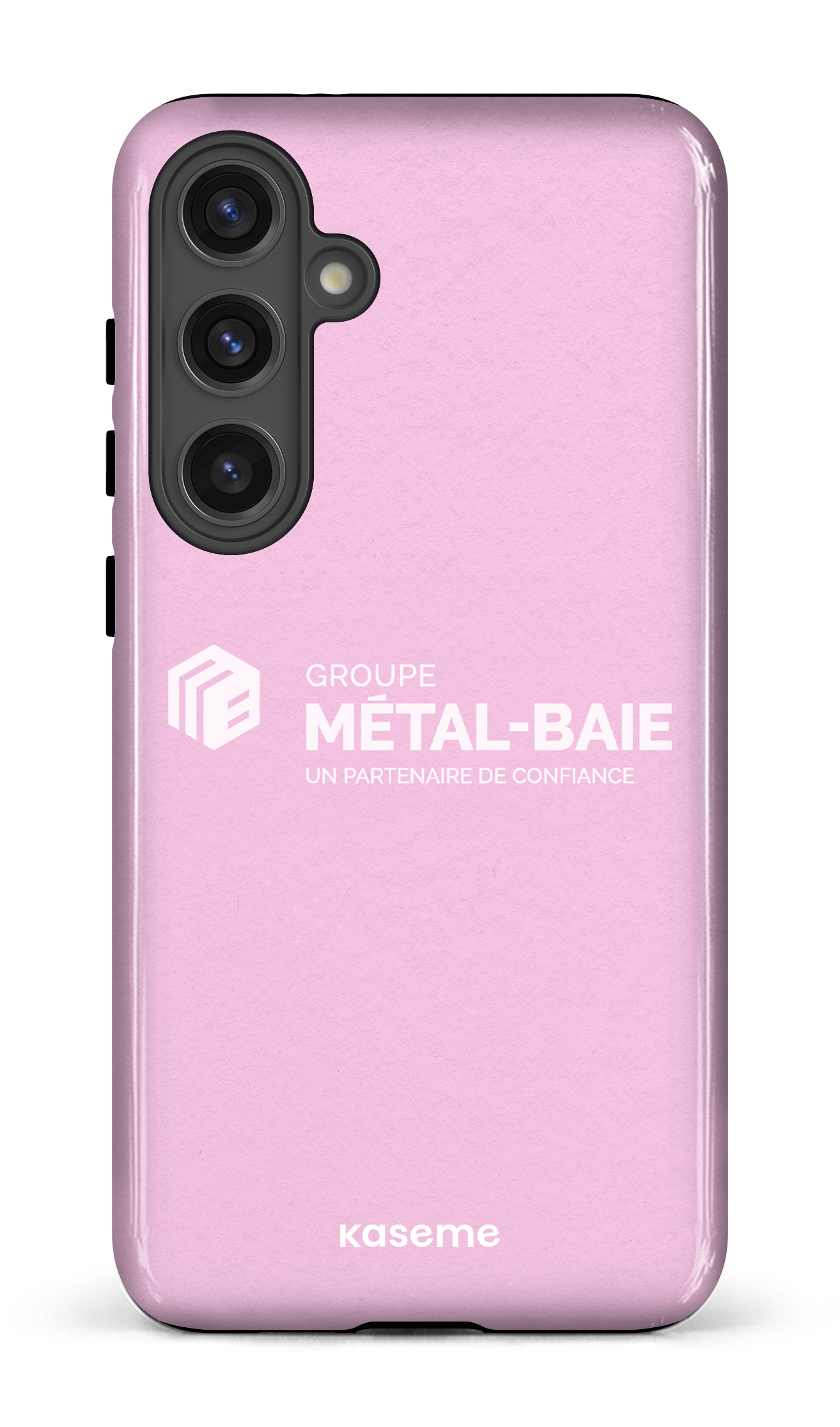 Galaxy S24 Plus Tough (Gloss) Métal-Baie Rose -