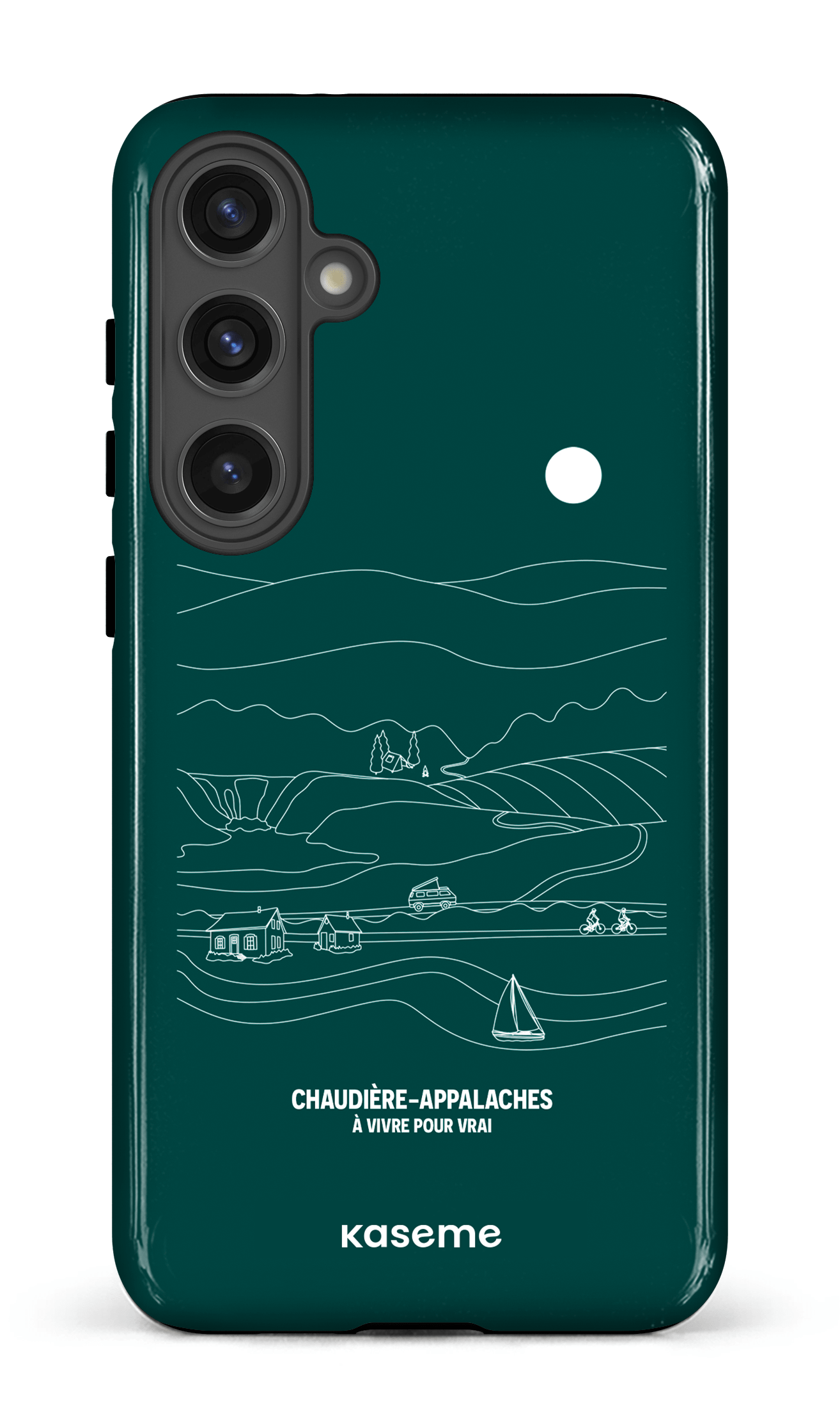 Galaxy S24 Plus Tough (Gloss) Paysage Line Art par TCA -