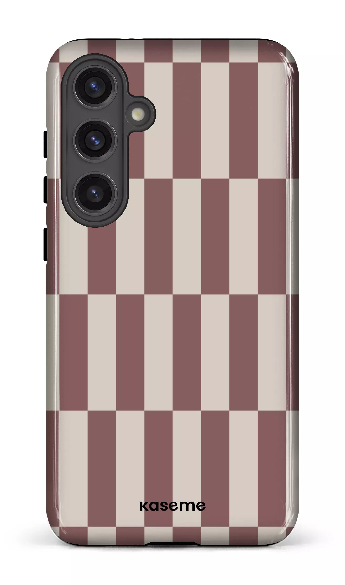 Galaxy S24 Plus Tough (Gloss) Structured Brown -