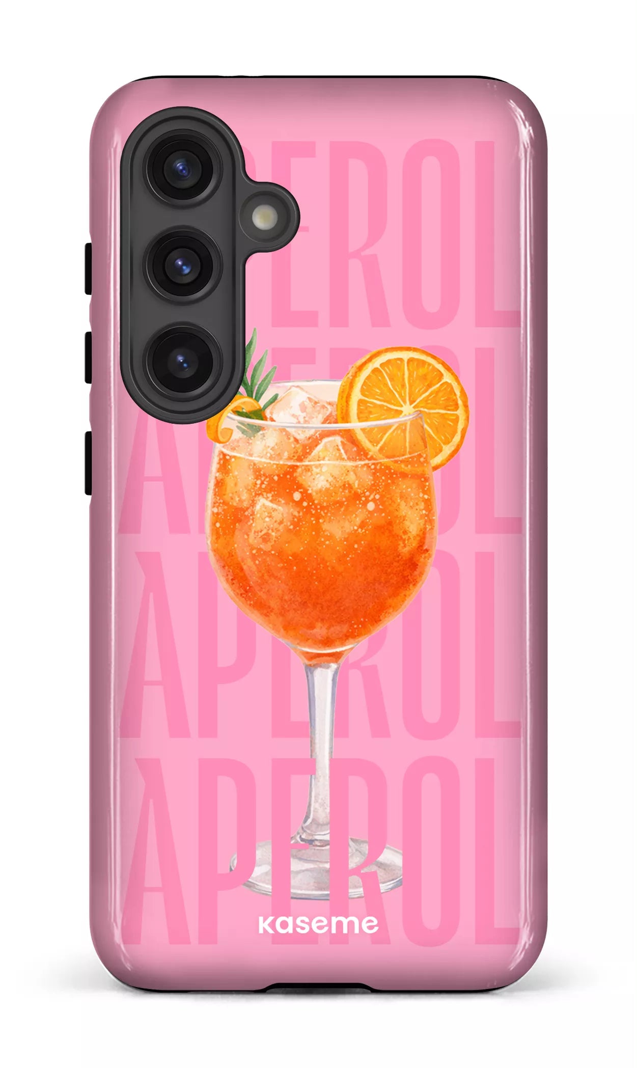 Galaxy S24 Tough (Gloss) Aperol Sunset Pink -