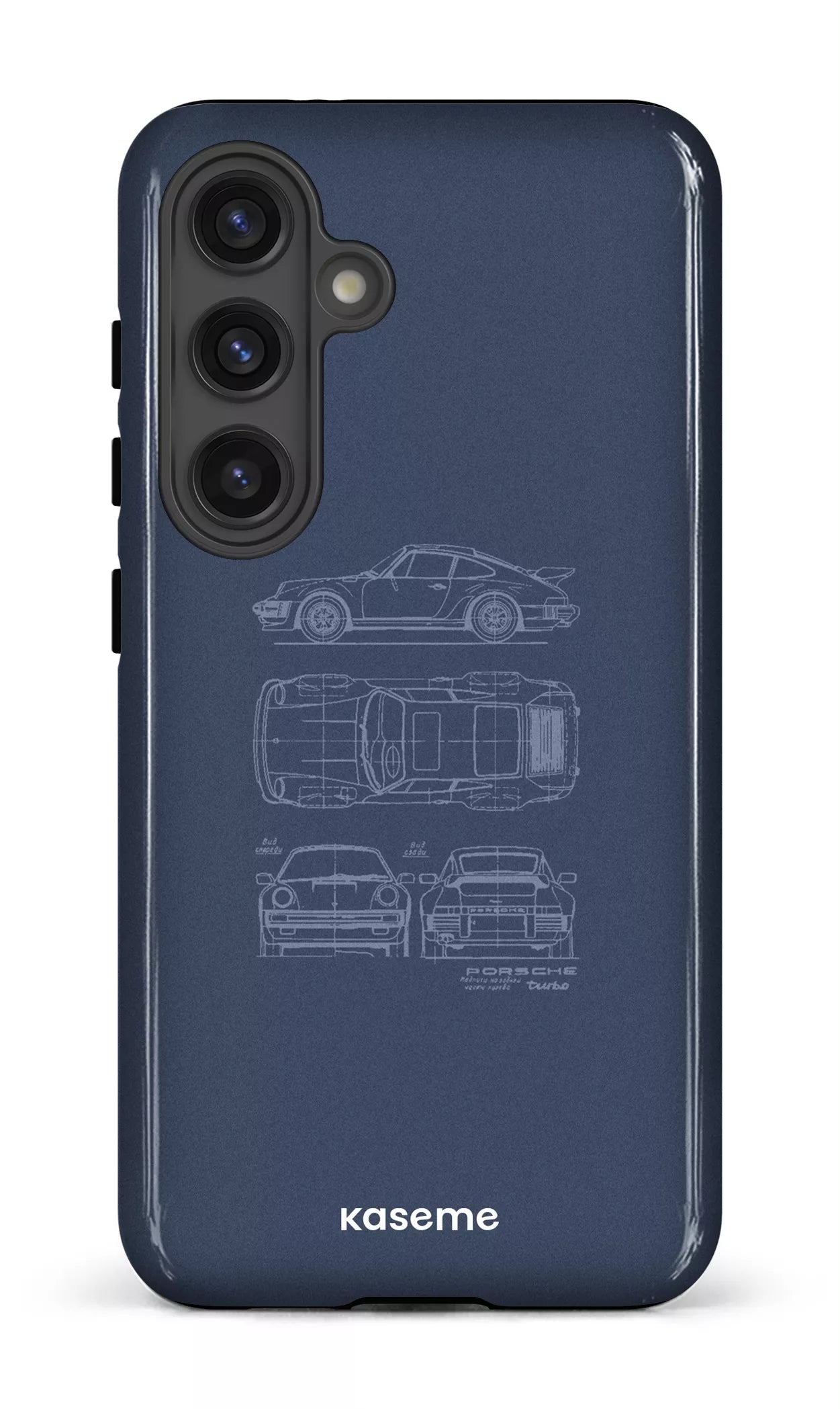 Galaxy S24 Tough (Gloss) Beat The Traffic Blue -