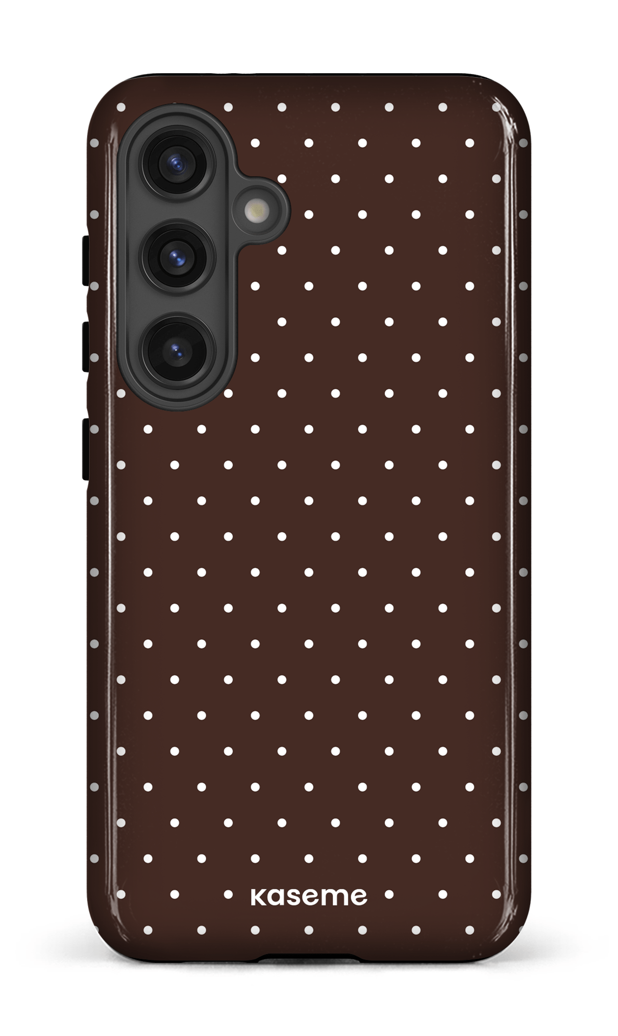 Galaxy S24 Tough (Gloss) Ditsy Brown -