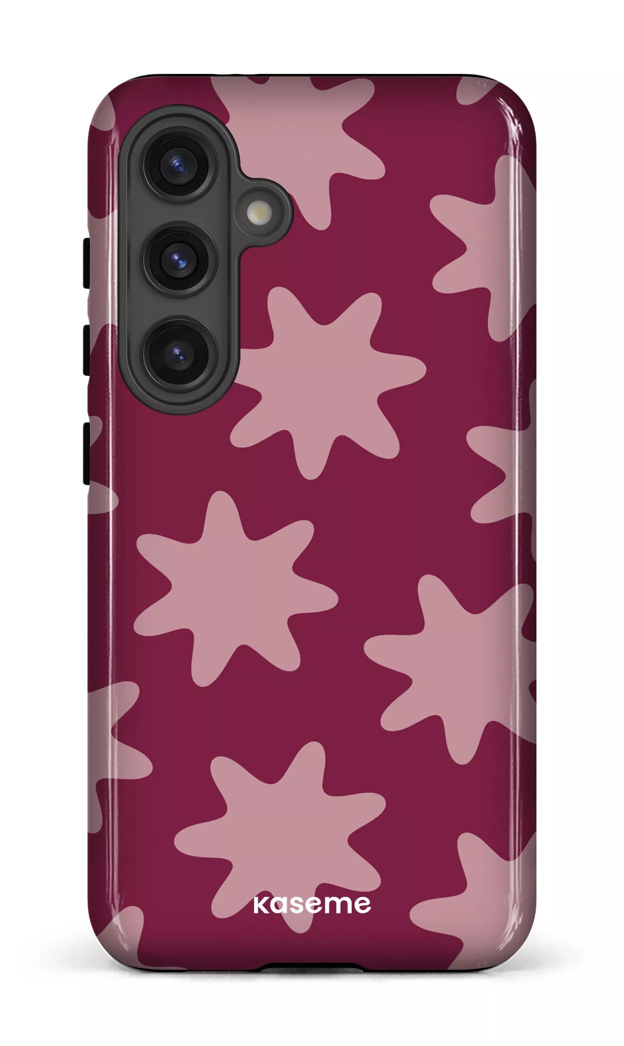 Galaxy S24 Tough (Gloss) Unframed Burgundy -
