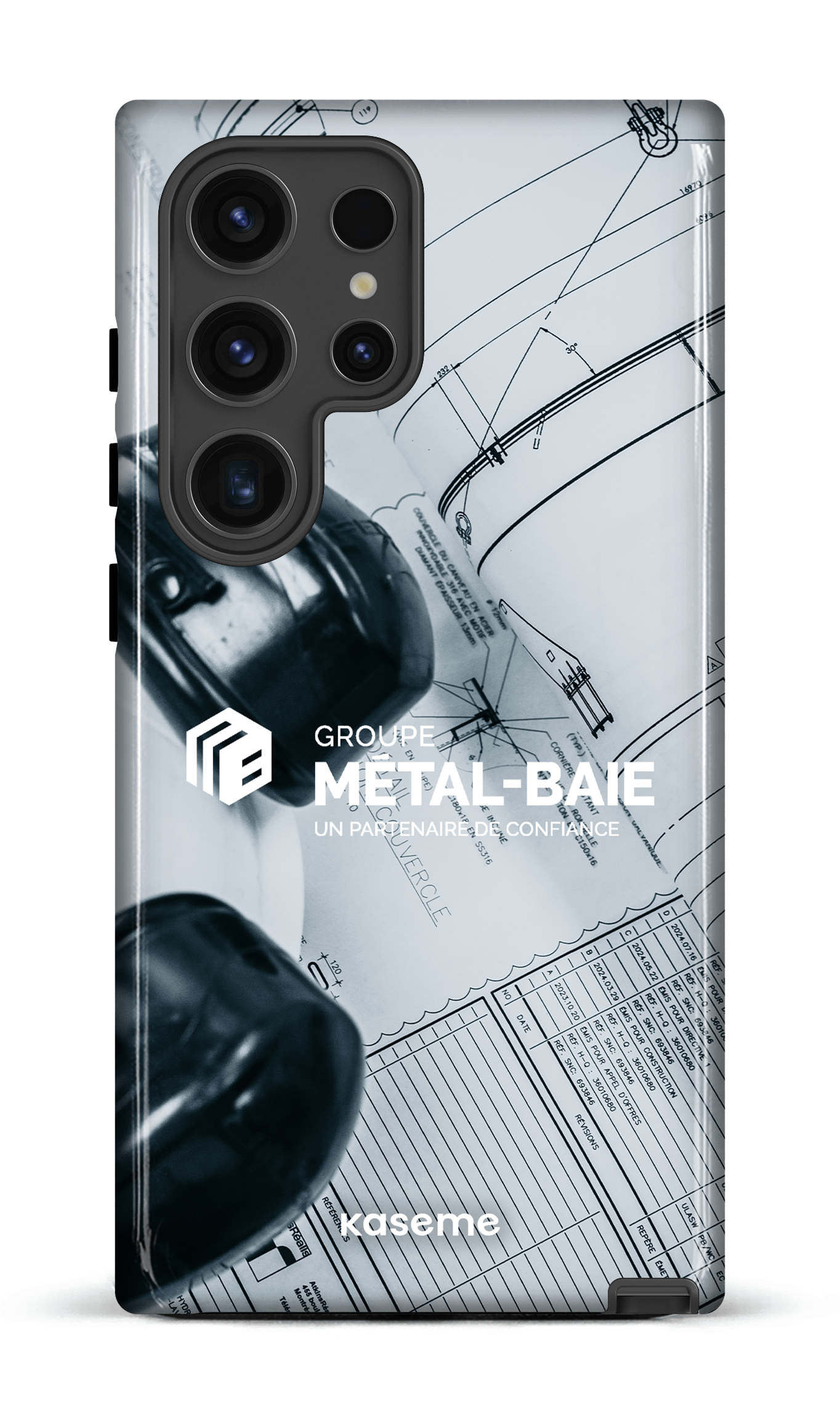 Galaxy S24 Ultra Tough (Gloss) Le plan par Métal-Baie -