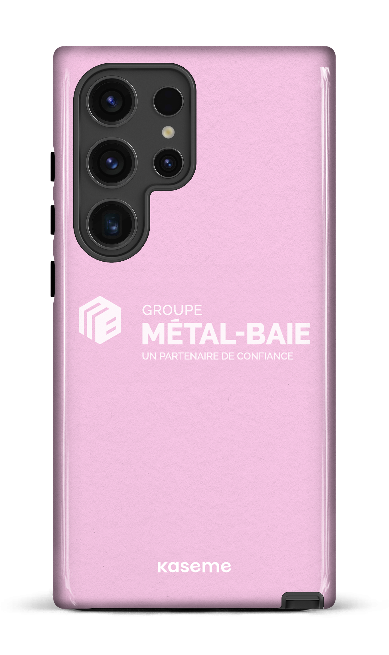 Galaxy S24 Ultra Tough (Gloss) Métal-Baie Rose -