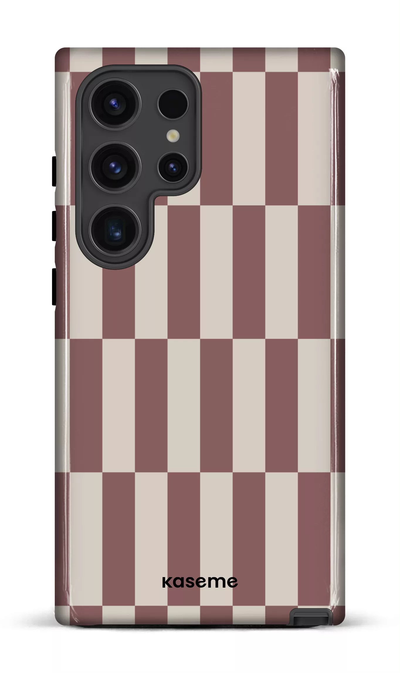 Galaxy S24 Ultra Tough (Gloss) Structured Brown -