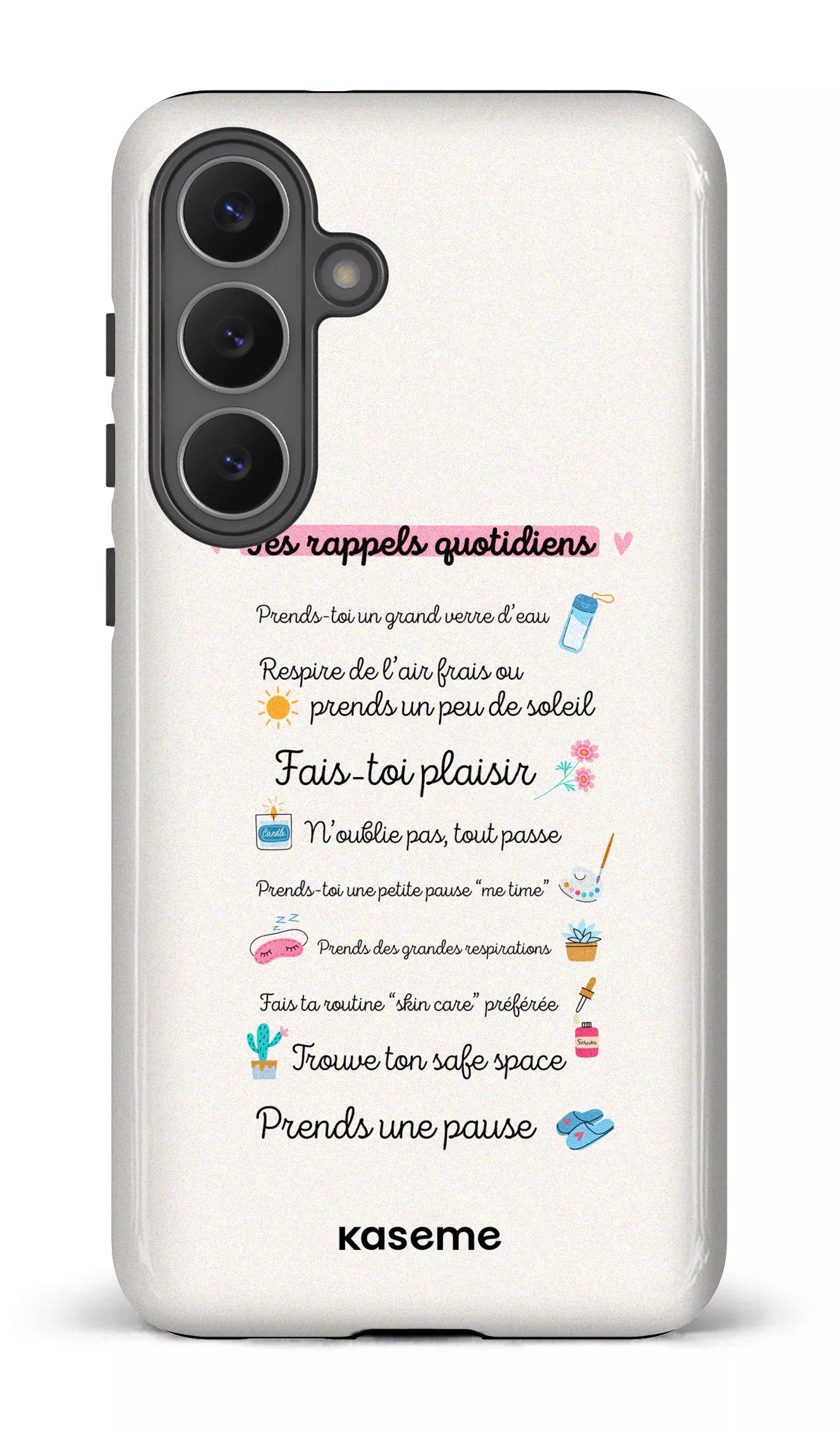 Galaxy S25 FE Tough Tes rappels quotidiens -